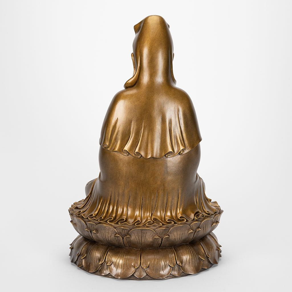 Seated Bronze Garden Kuan Yin Statue、mySite、topwebapps