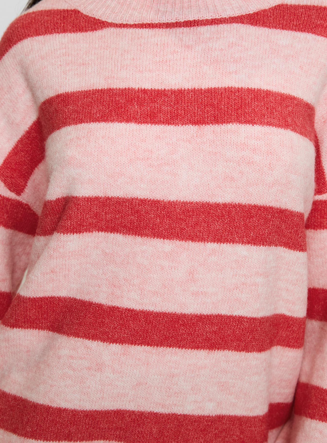Ryanna Sweater Pink / Red Stripe、mySite、solidvoid