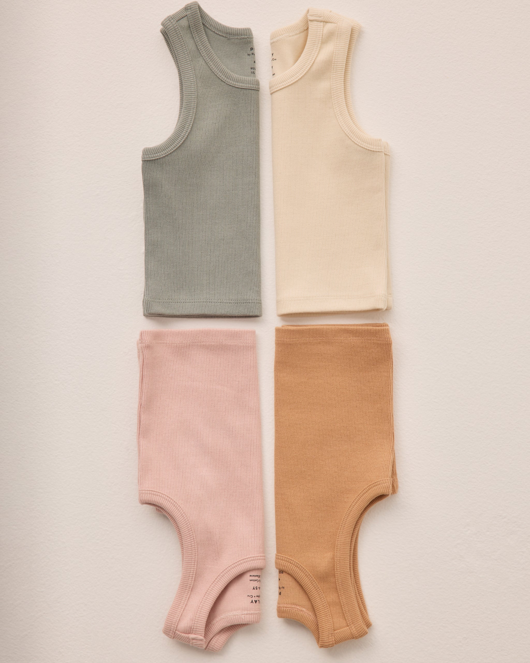  Ribbed Tank Set || Natural, Eucalyptus、mySite、layawaytickets