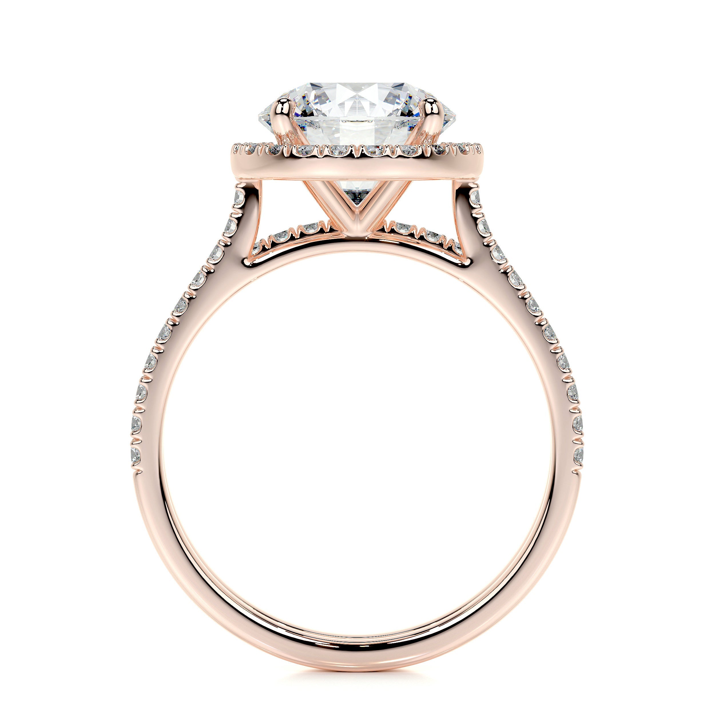 Layla Lab Grown Diamond Bridal Set - 14K Rose Gold、mySite、hinf8tx79