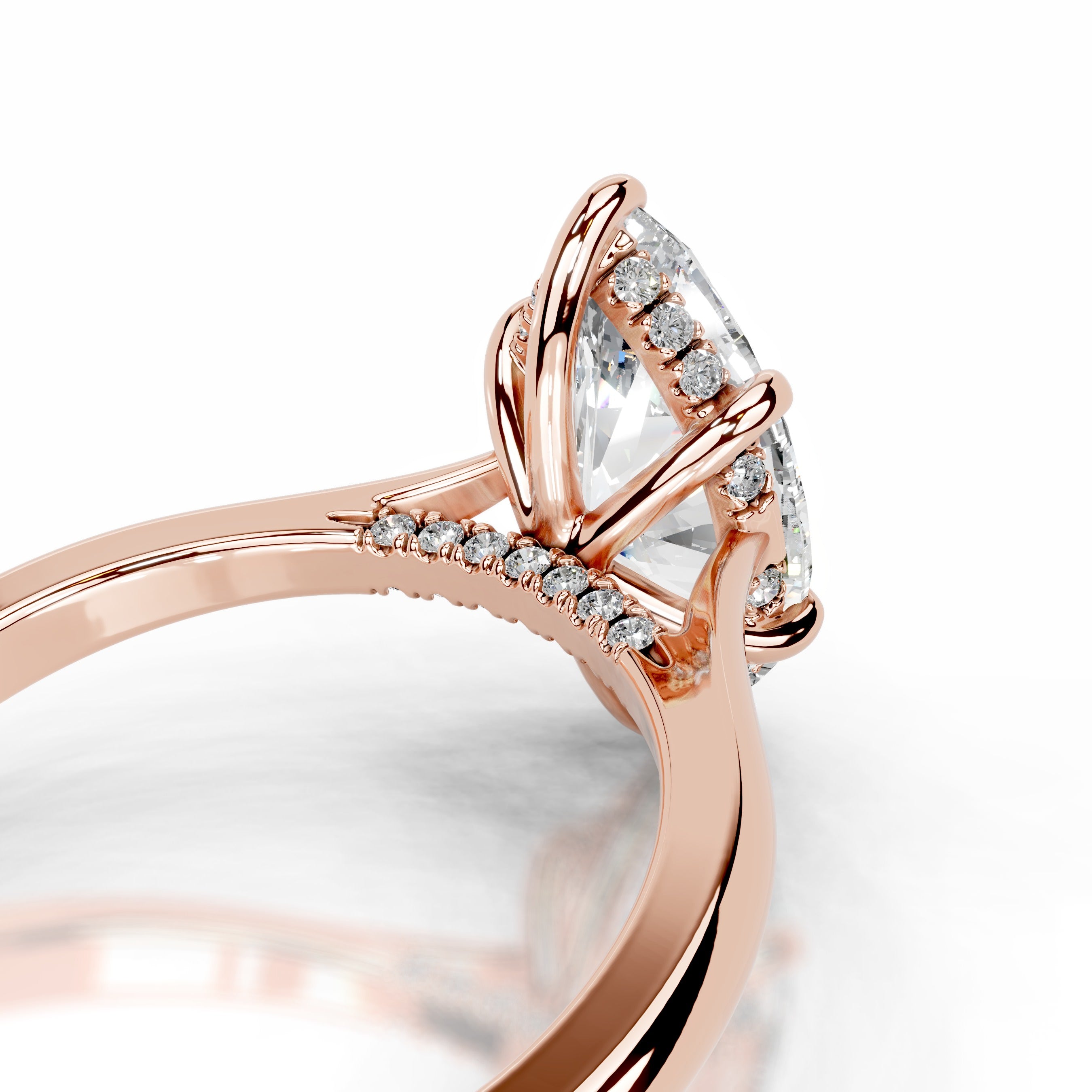 Araluen Lab Grown Diamond Ring - 14K Rose Gold、mySite、hinf8tx79