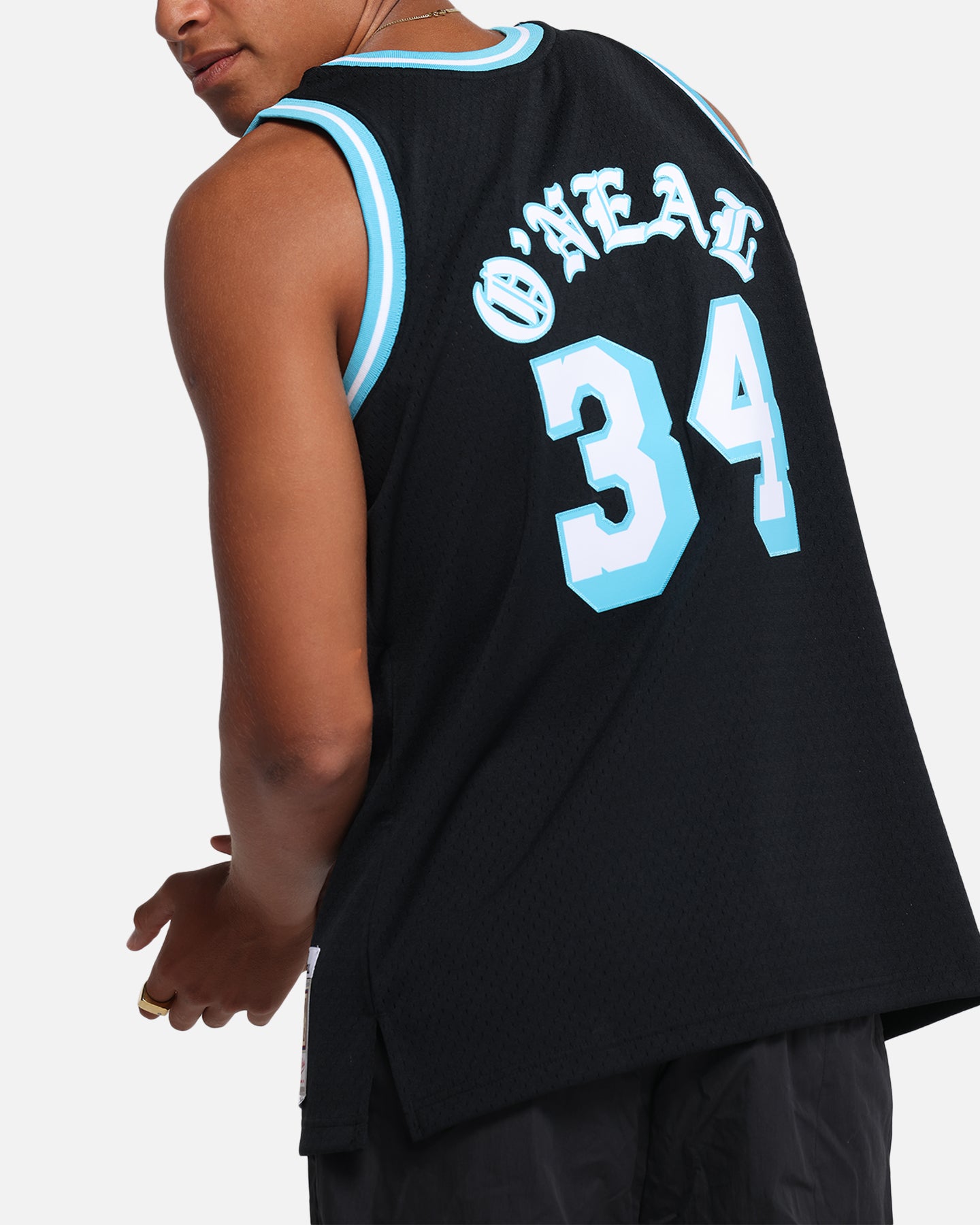 Mitchell & Ness Los Angeles Lakers Shaquille O'Neal Legends Jersey Black/Blue、mySite、zt4zffjzw