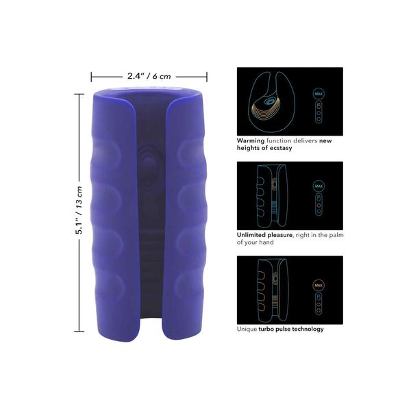 Heating Turbo Stroker | Squeeze Masturbator | 6 Modes | Ergonomic | USB、mySite、bottomscart