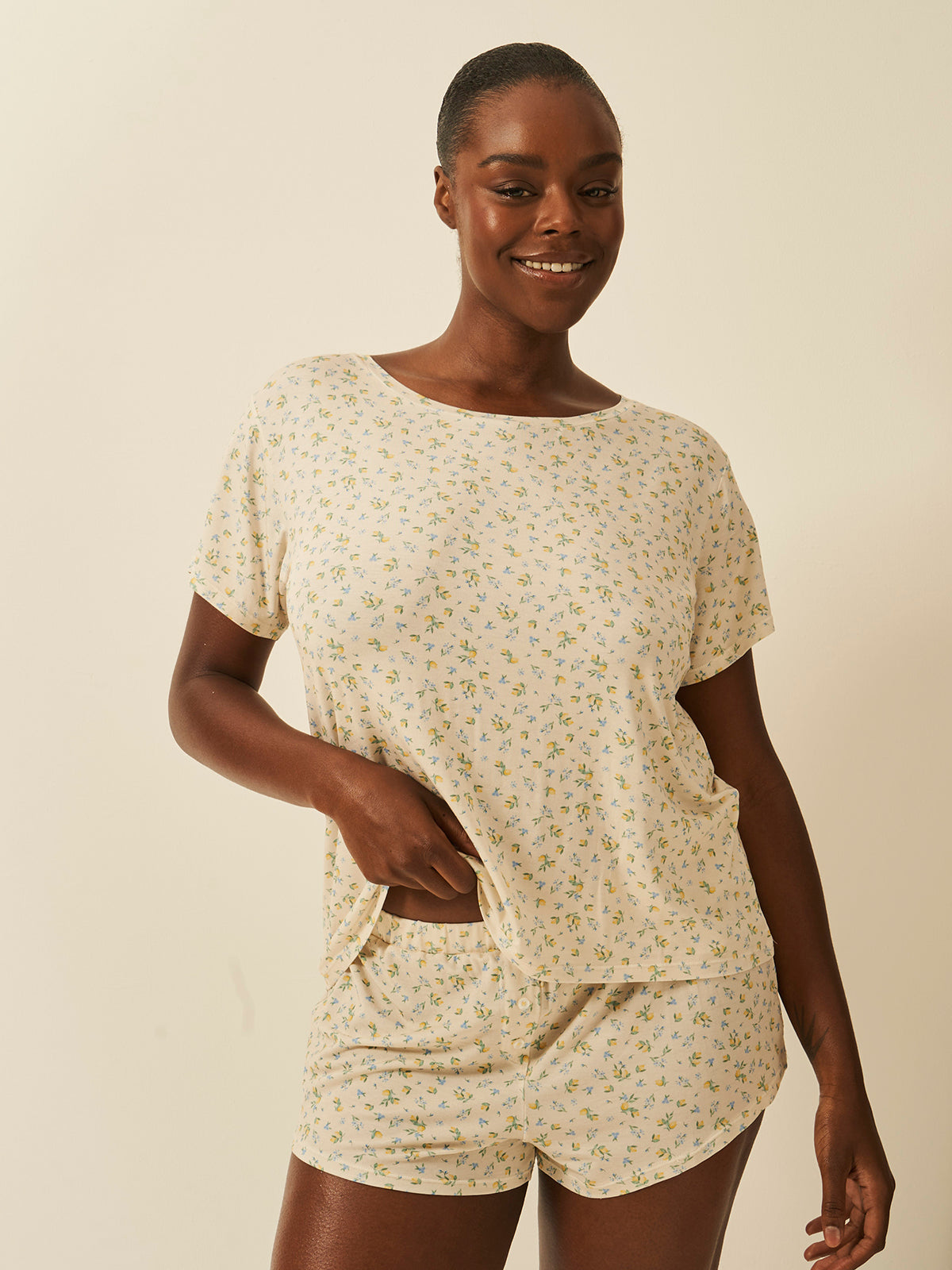 T-shirt & Short Pyjama Set - Summer Lemon、mySite、bengalsvssteelers