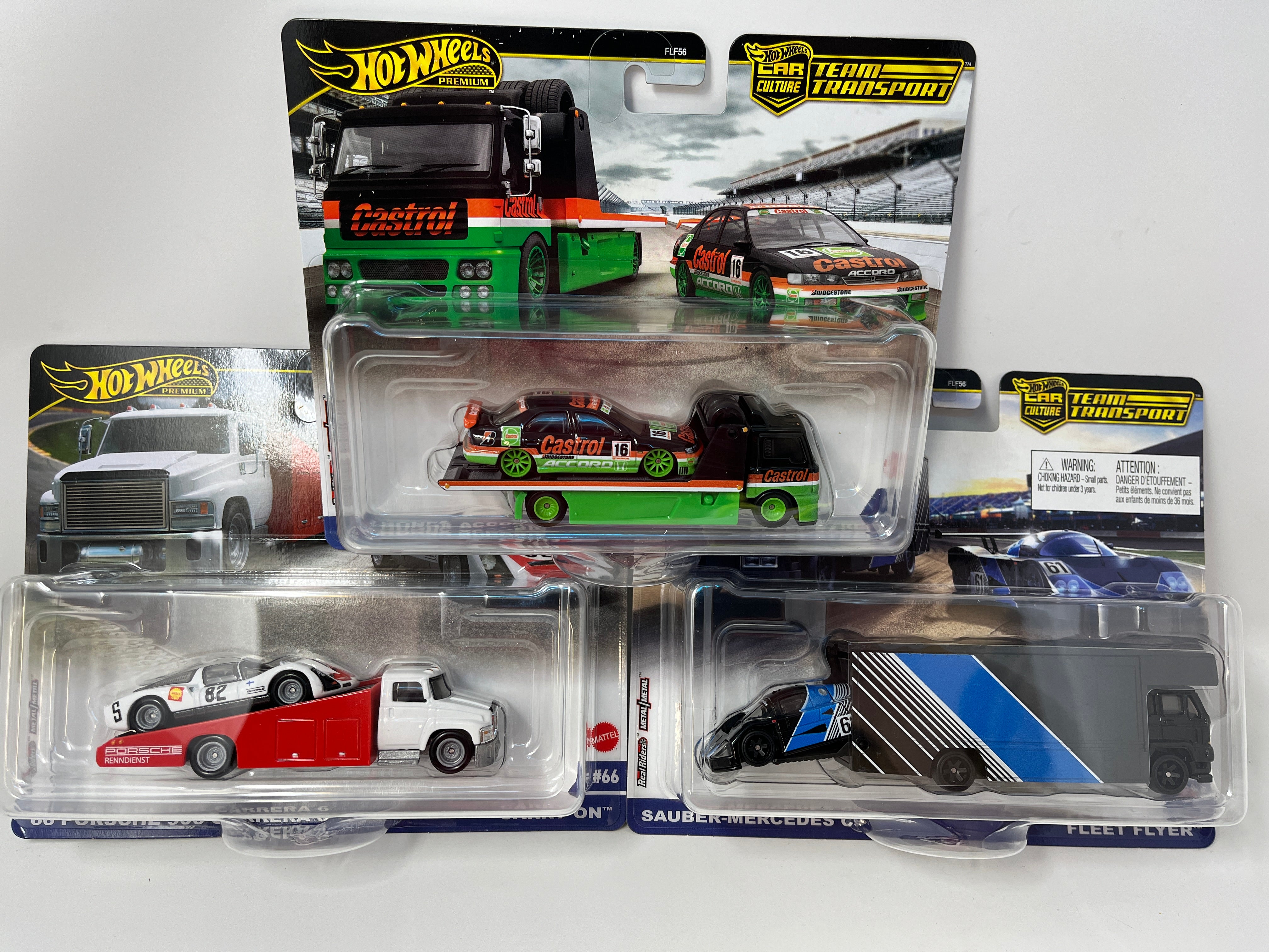 3 Car Set Case B * 2024 Hot Wheels Team Transport Case B w/ Accord、mySite、hgirdovlk