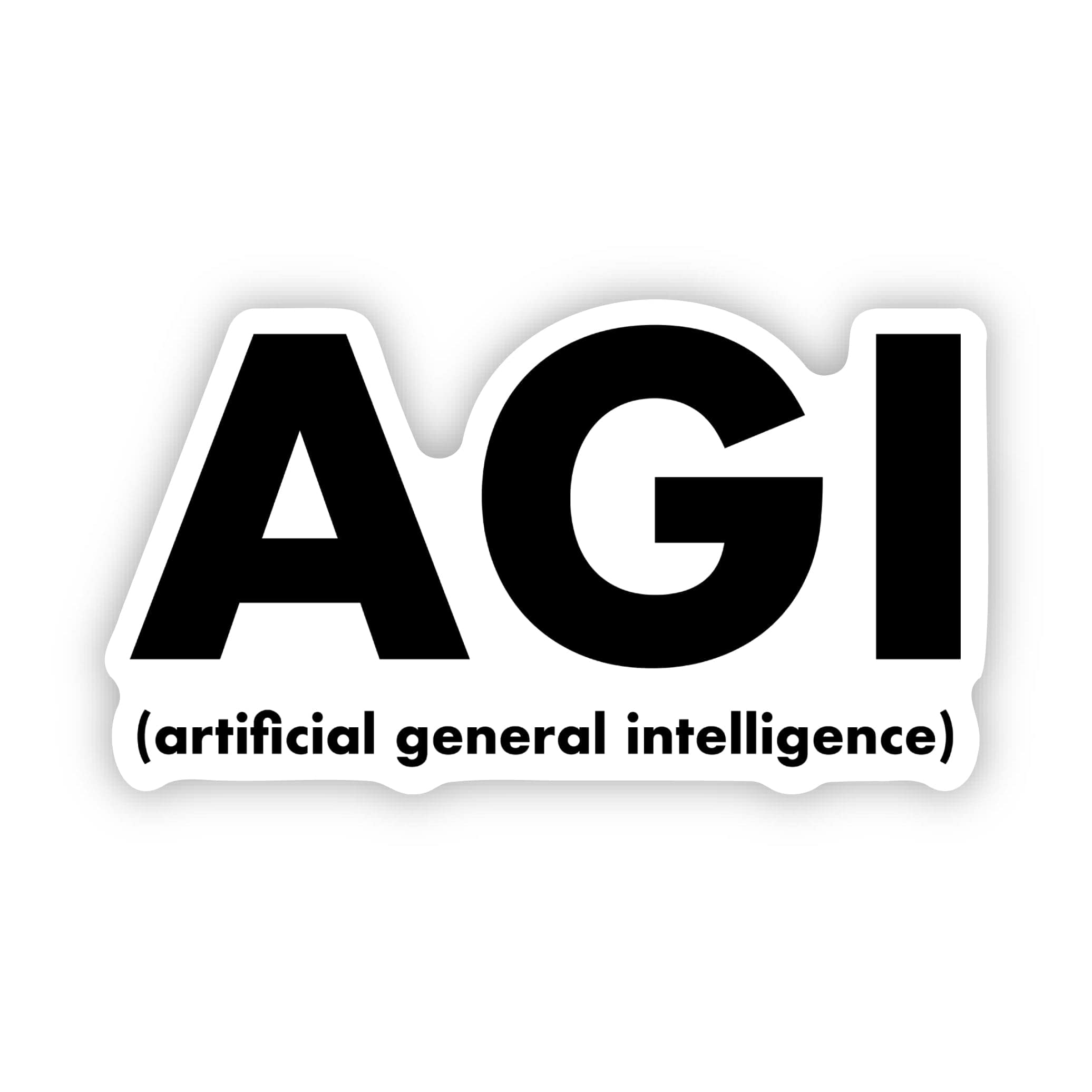  AGI (Artificial General Intelligence) Text Sticker、mySite、elrpsem3k