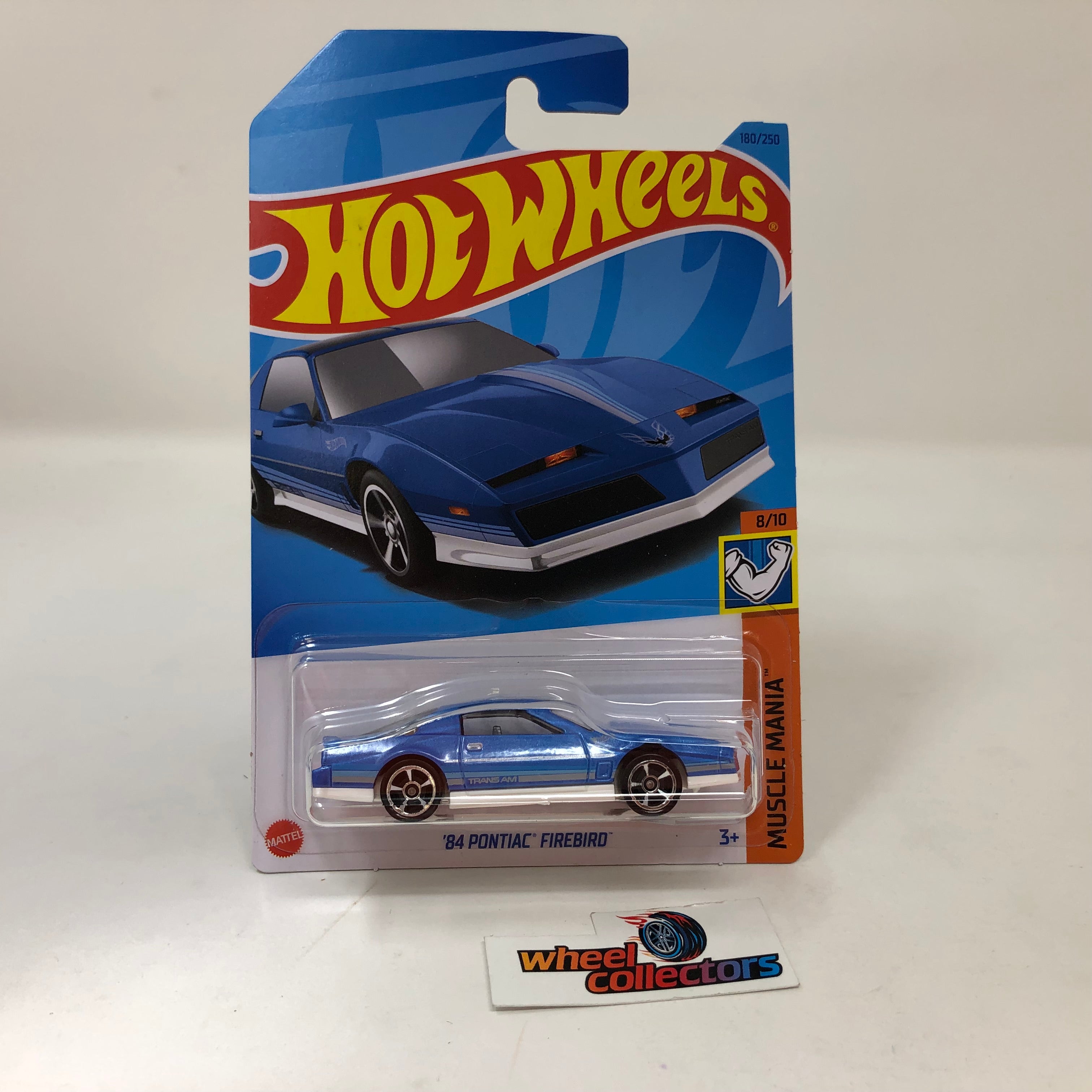 '84 Pontiac Firebird #180 * Blue * 2023 Hot Wheels Case K、mySite、hgirdovlk