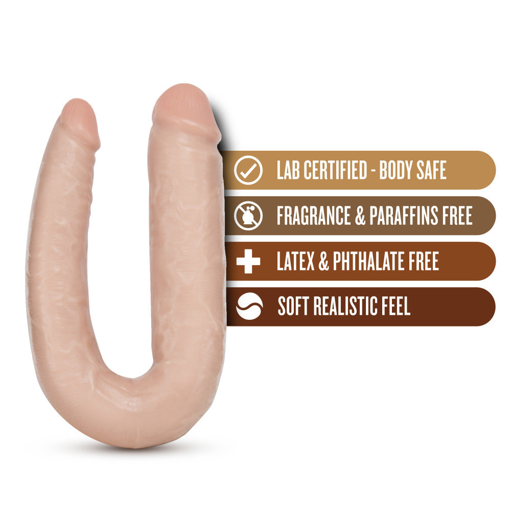 Dr. Skin By Blush® | Dr. Double Vanilla 18-Inch Long Double Dildo、mySite、bottomscart