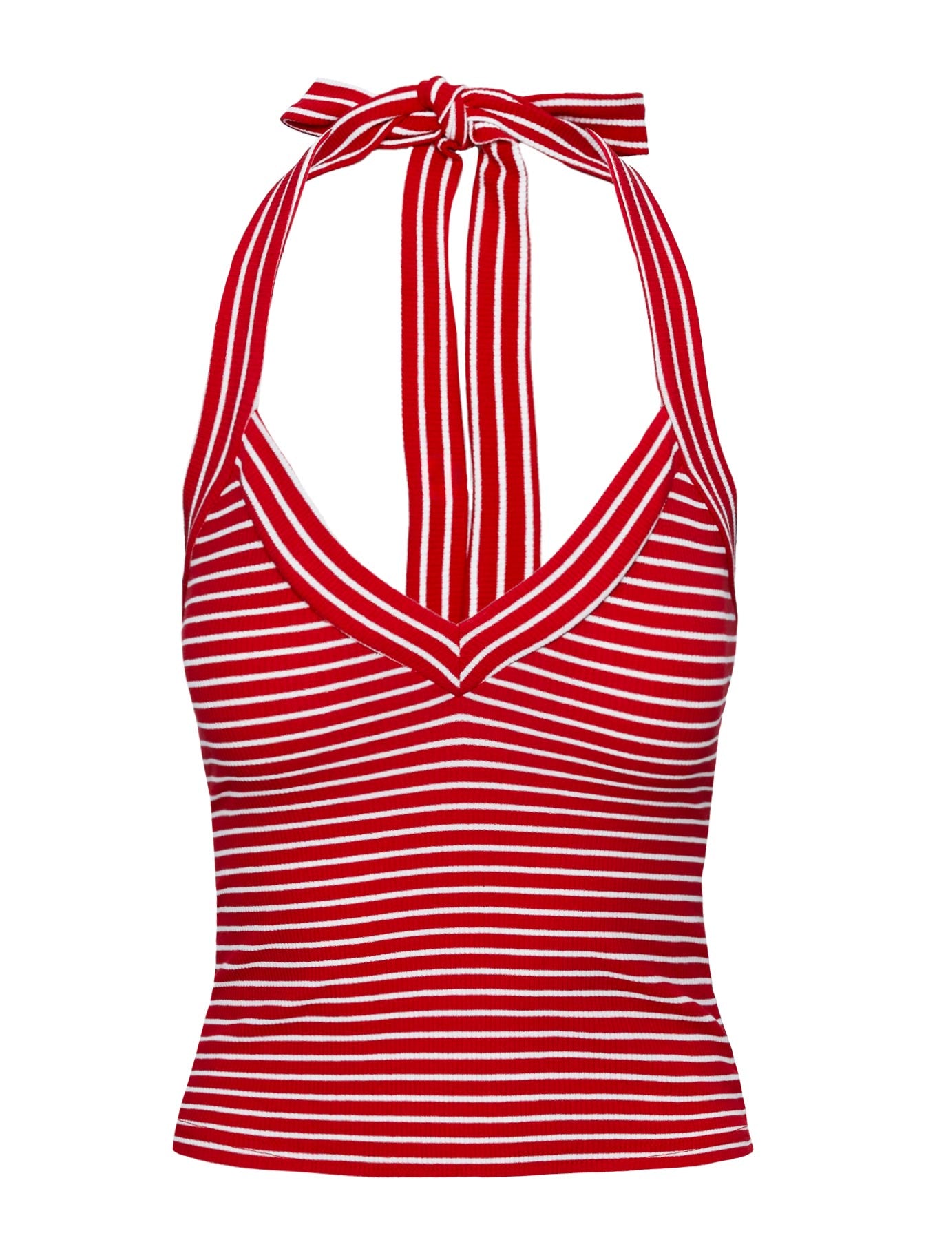 Chameleon Halter Top Red Stripe、mySite、solidvoid
