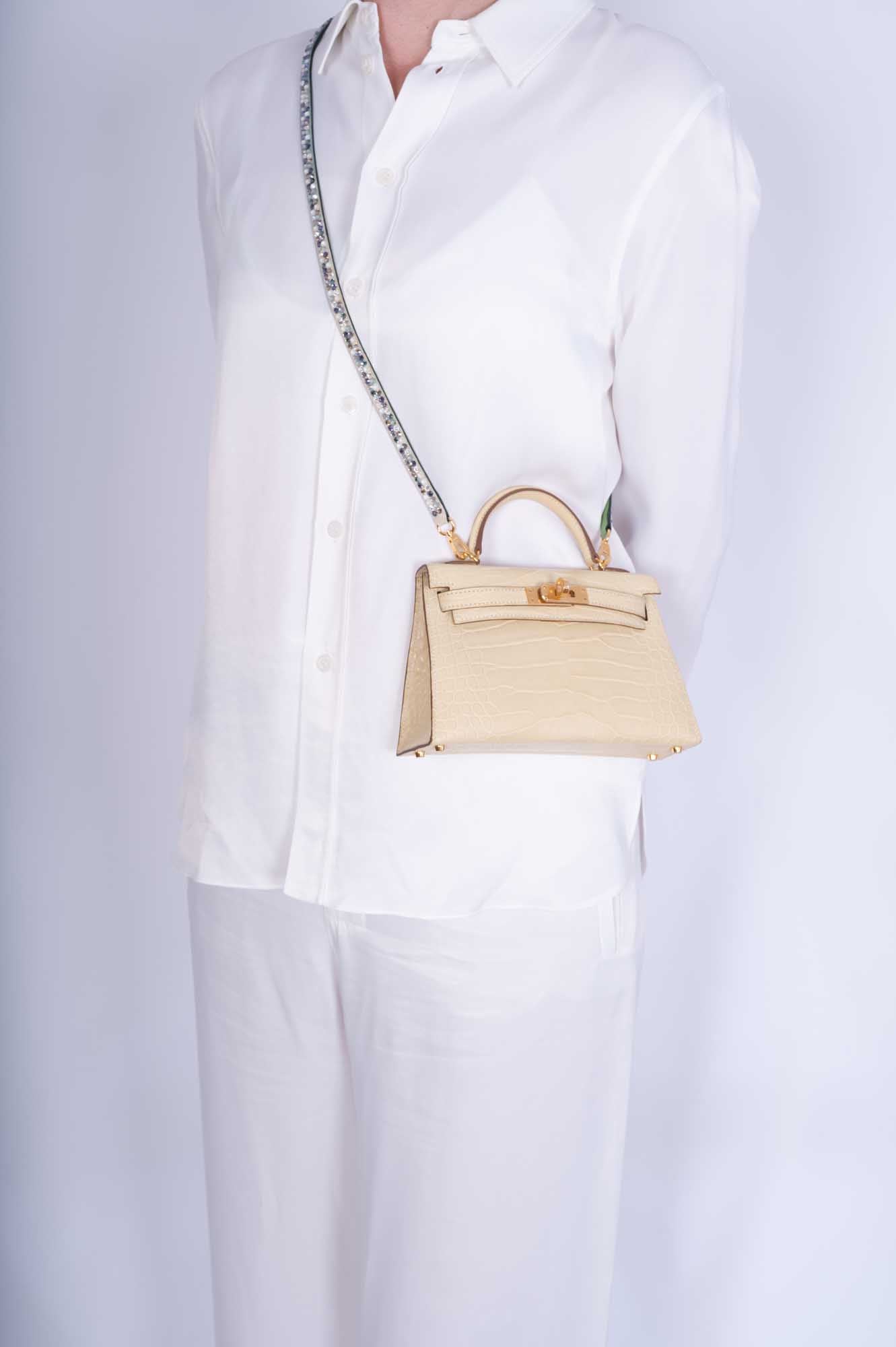 Hermès 85cm Cross Body Strap with Custom Swarovski、mySite、garminoutage.com