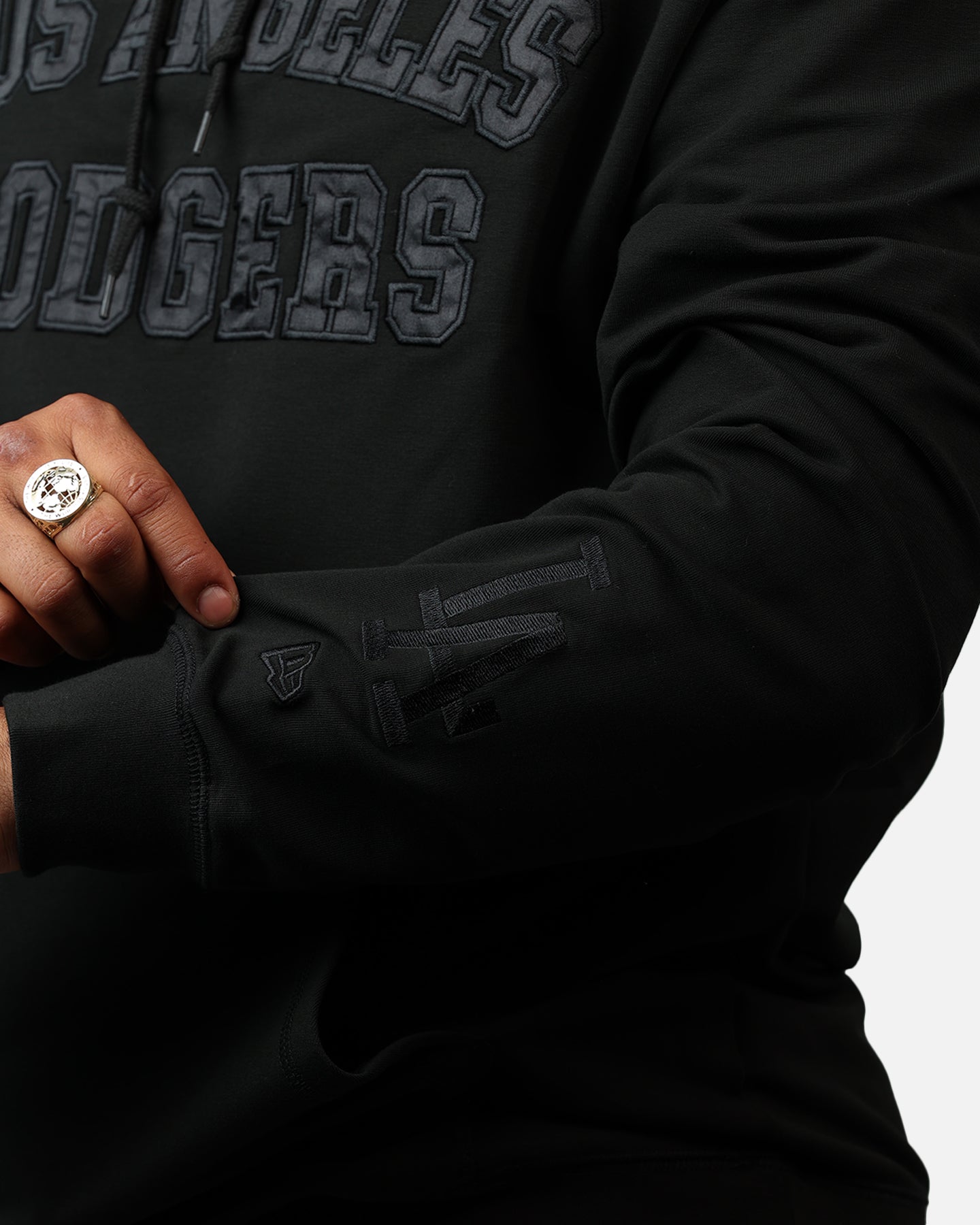 New Era Los Angeles Dodgers Logo Select Hoodie Black/Black、mySite、zt4zffjzw