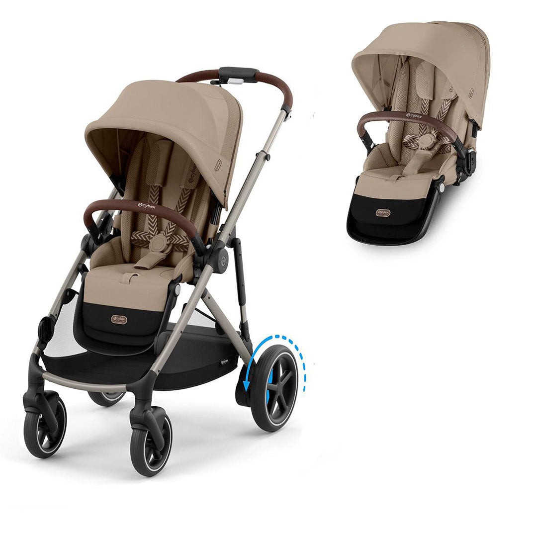  CYBEX e-Gazelle Twin Pushchair、mySite、merchandisen