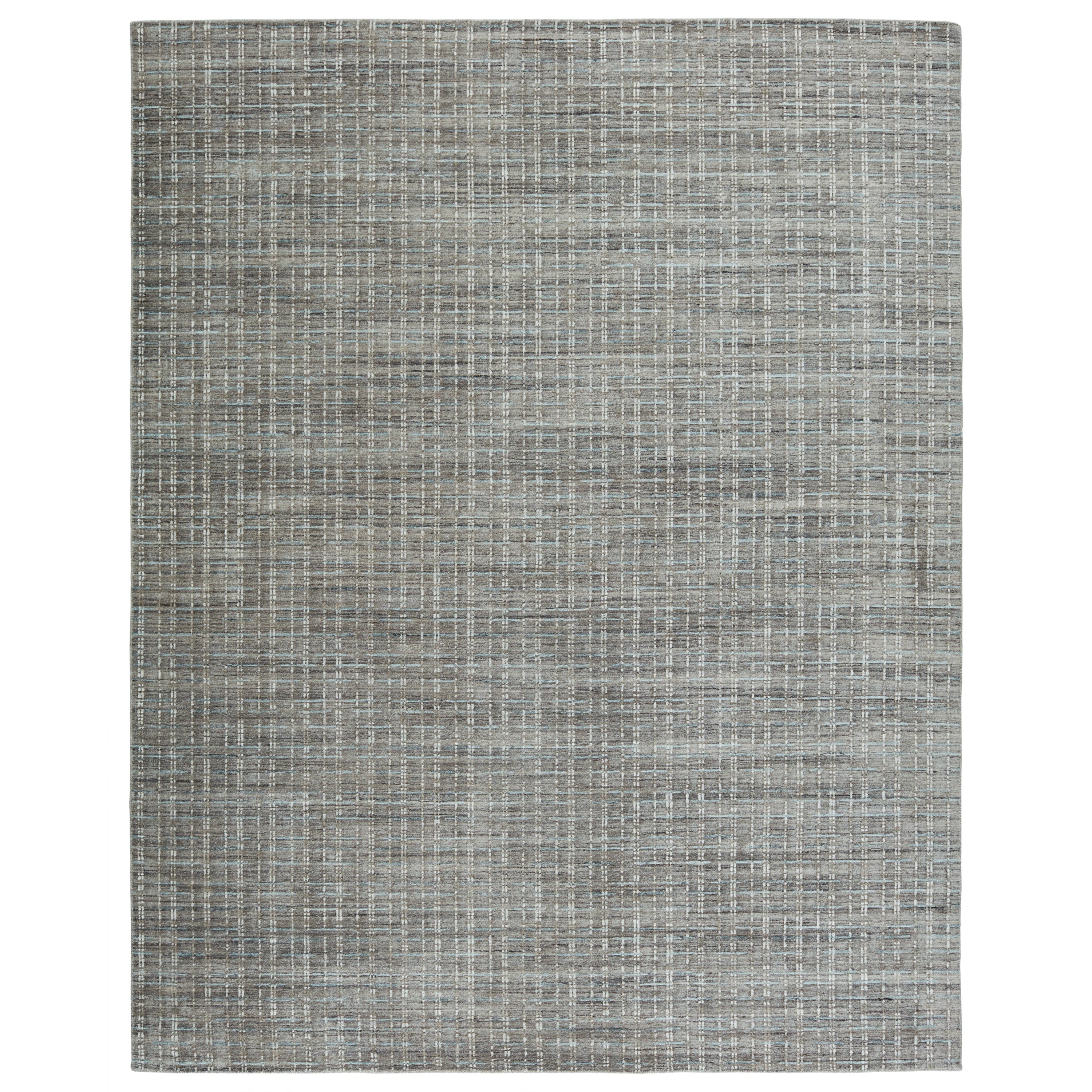 Thaddea Handmade Striped Gray Blue Area Rug、mySite、gigharbornorthrealestate