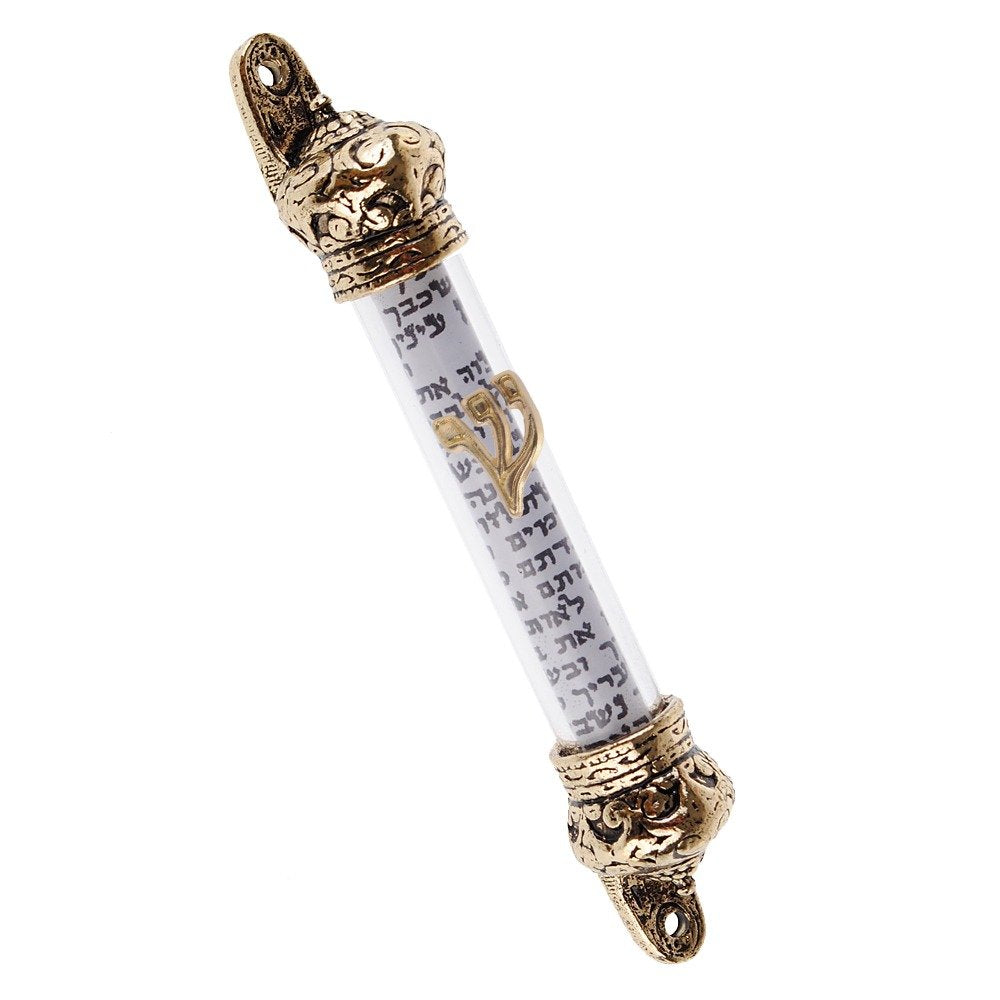 Holy Land Market Crown Mezuzah with Scroll (5 inches)、mySite、topwebapps