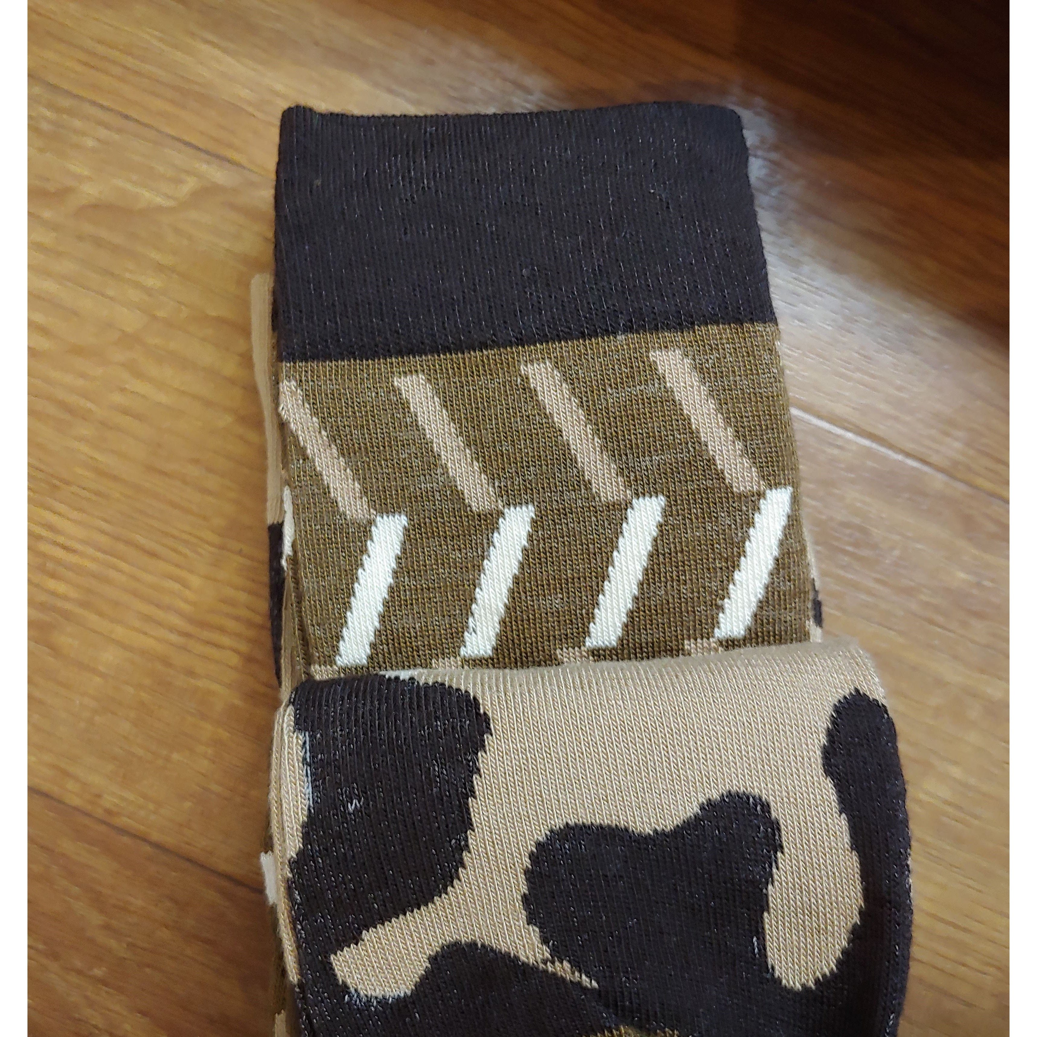 Men's Crew Socks-Pigs, Police, Camo, Dogs, CUTE!、mySite、g9winljtr