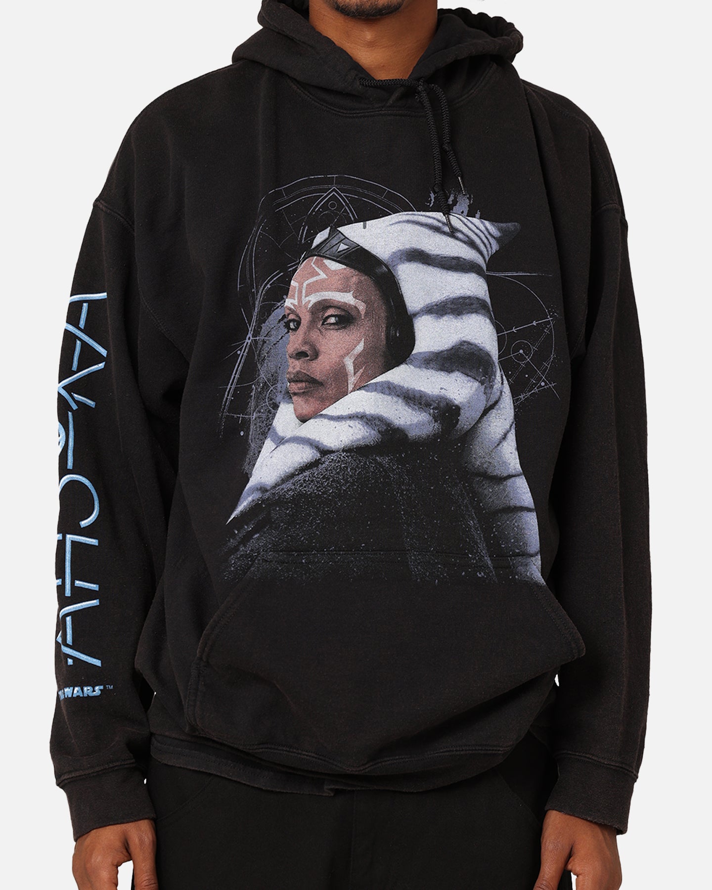 Star Wars Ahsoka Hoodie Black Wash、mySite、zt4zffjzw