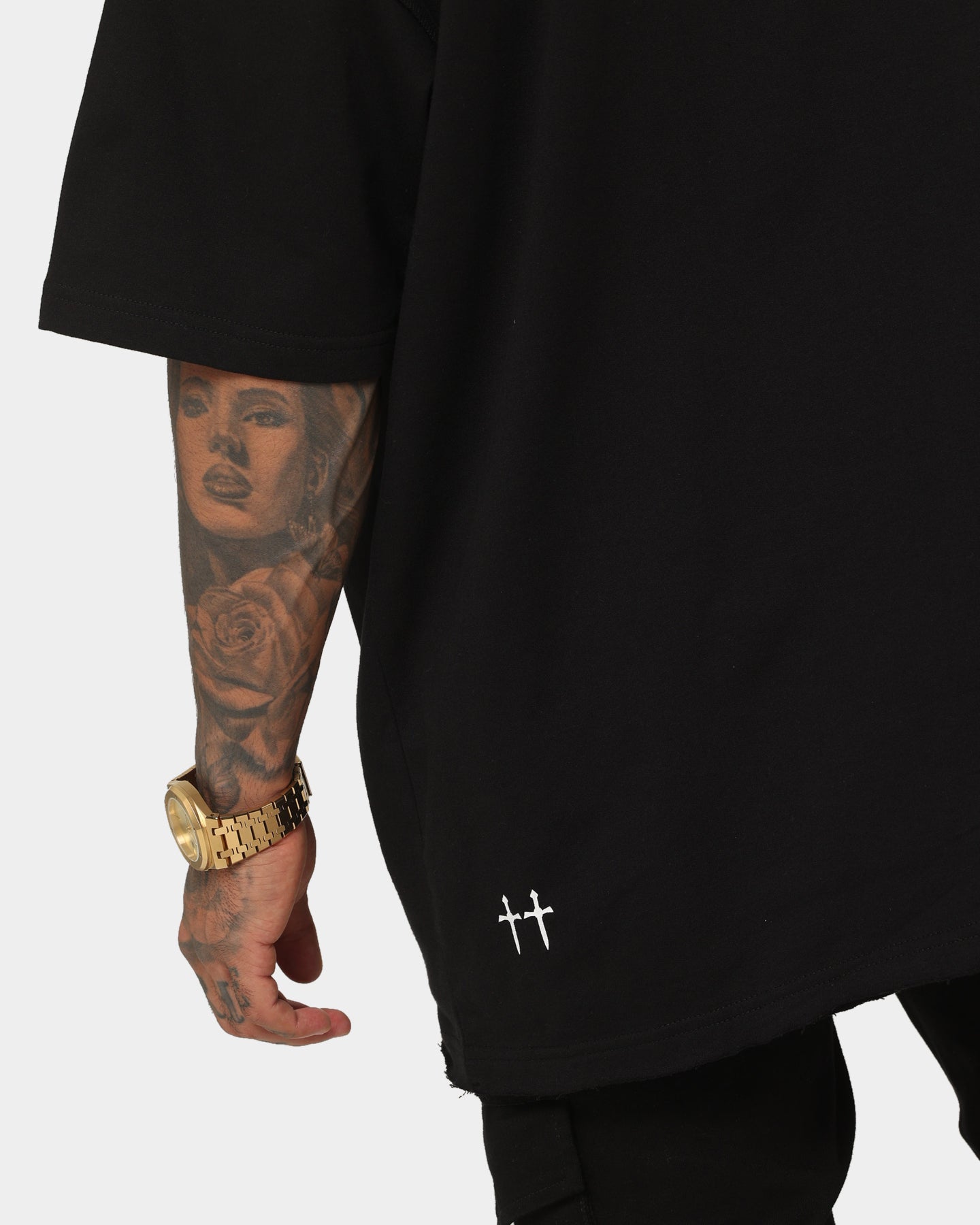 Saint Morta Members Club Boxy T-Shirt Black/Blue、mySite、zt4zffjzw