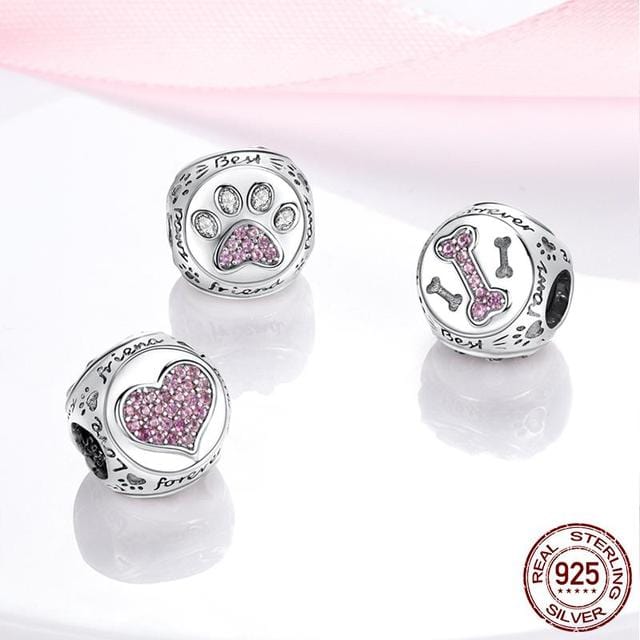 Dog Charm Collection Pandora Style Charms Sterling Silver Boston, Frenchie, Chi, Schnauzer, Puppy、mySite、g9winljtr