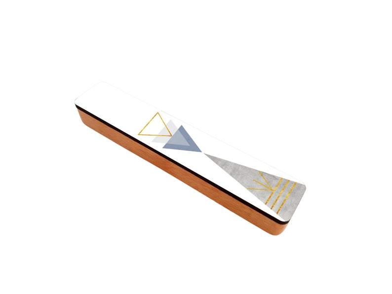 Triangle Geometric Mezuzah by Gala Studio - Pink, Blue or Green、mySite、topwebapps