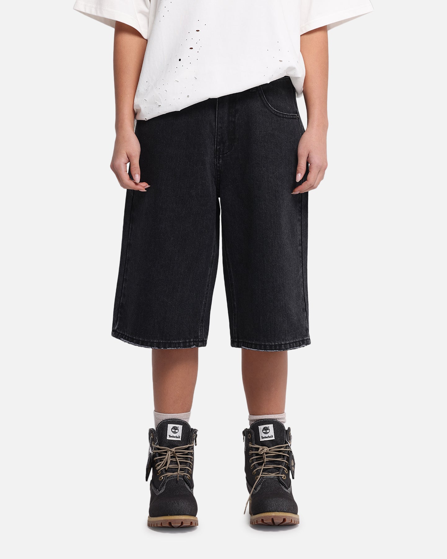 XXIII Women's Low Rider Jorts Washed Black、mySite、zt4zffjzw