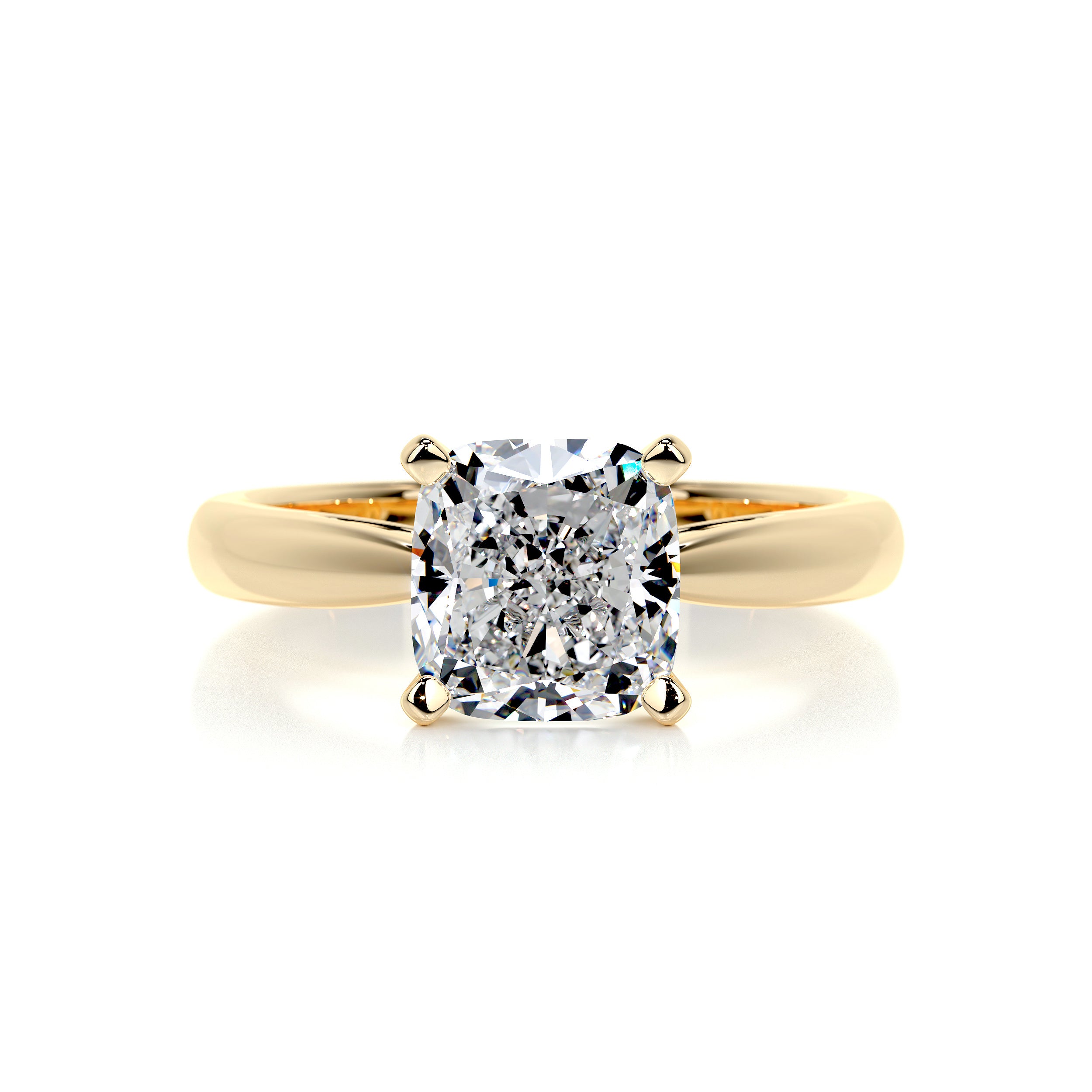 Diana Diamond Engagement Ring -18K Yellow Gold、mySite、hinf8tx79