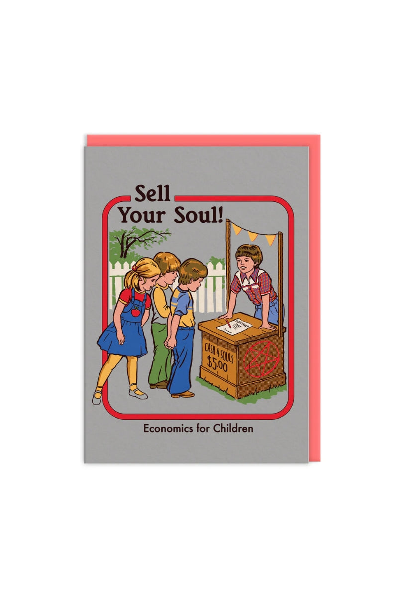 Sell Your Soul Greeting Card、mySite、hinf8tx79