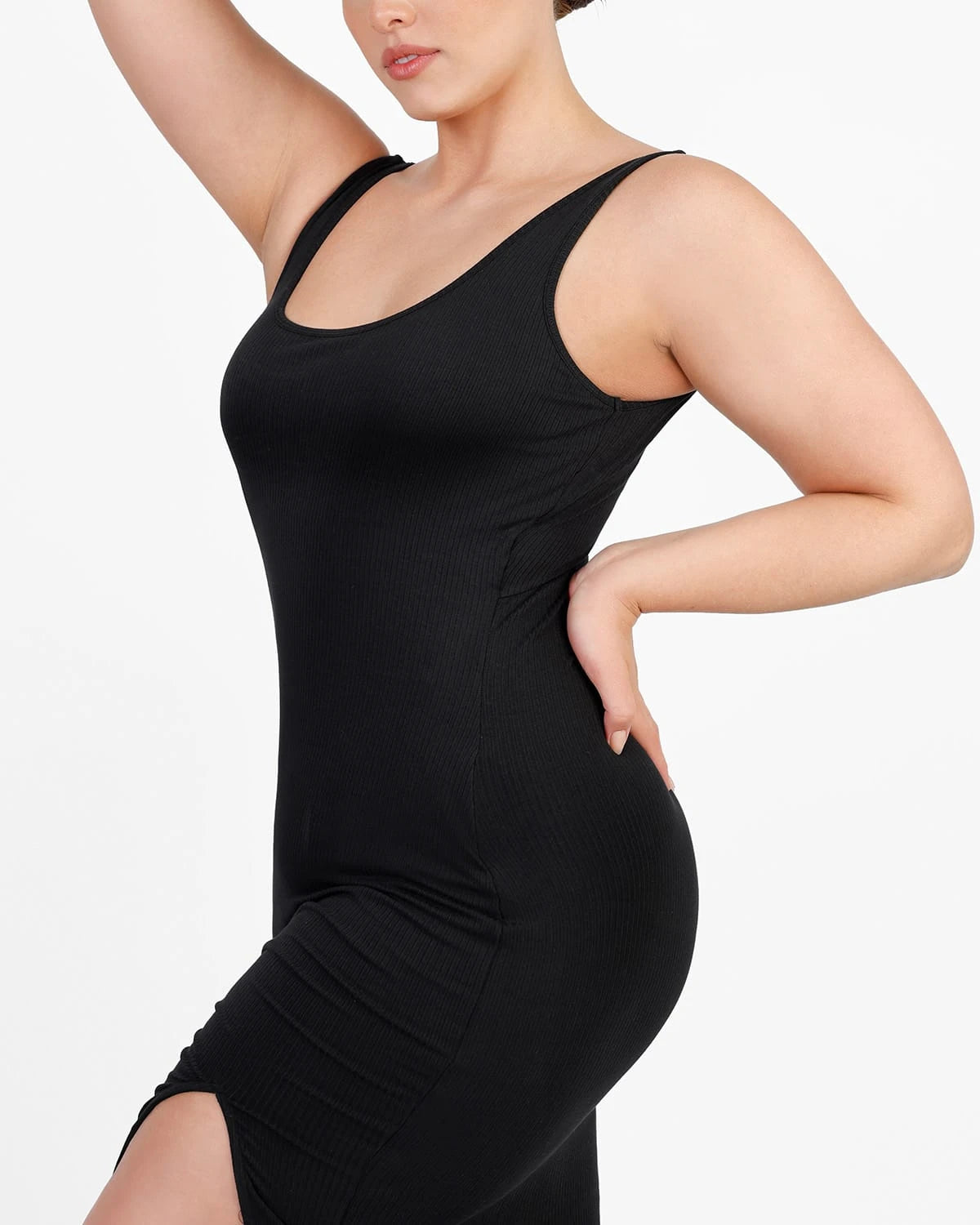 Cozy Ribbed Low-Back Shaping Dress、mySite、bengalsvssteelers