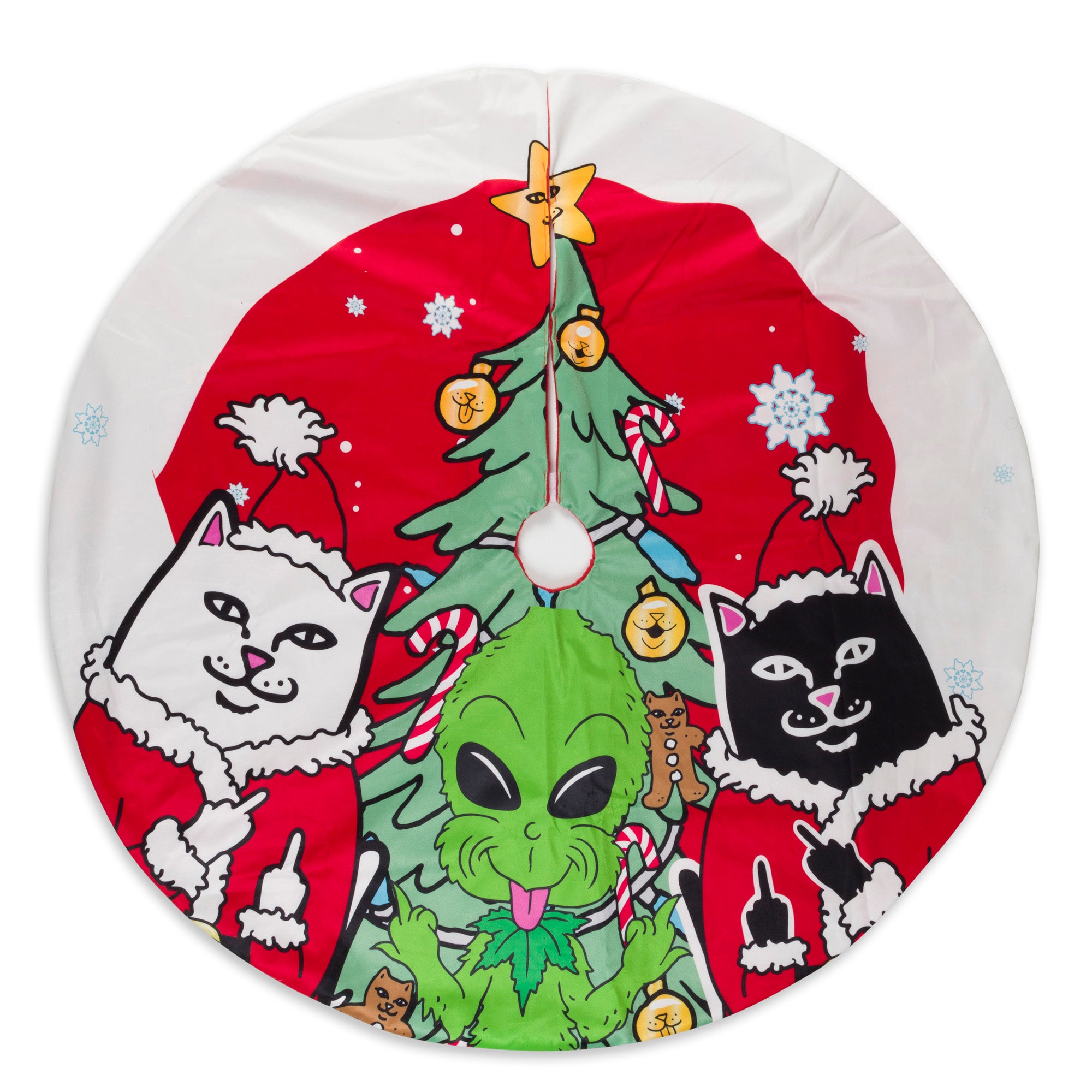  Christmas Gang Tree Skirt (Red)、mySite、merchandisen