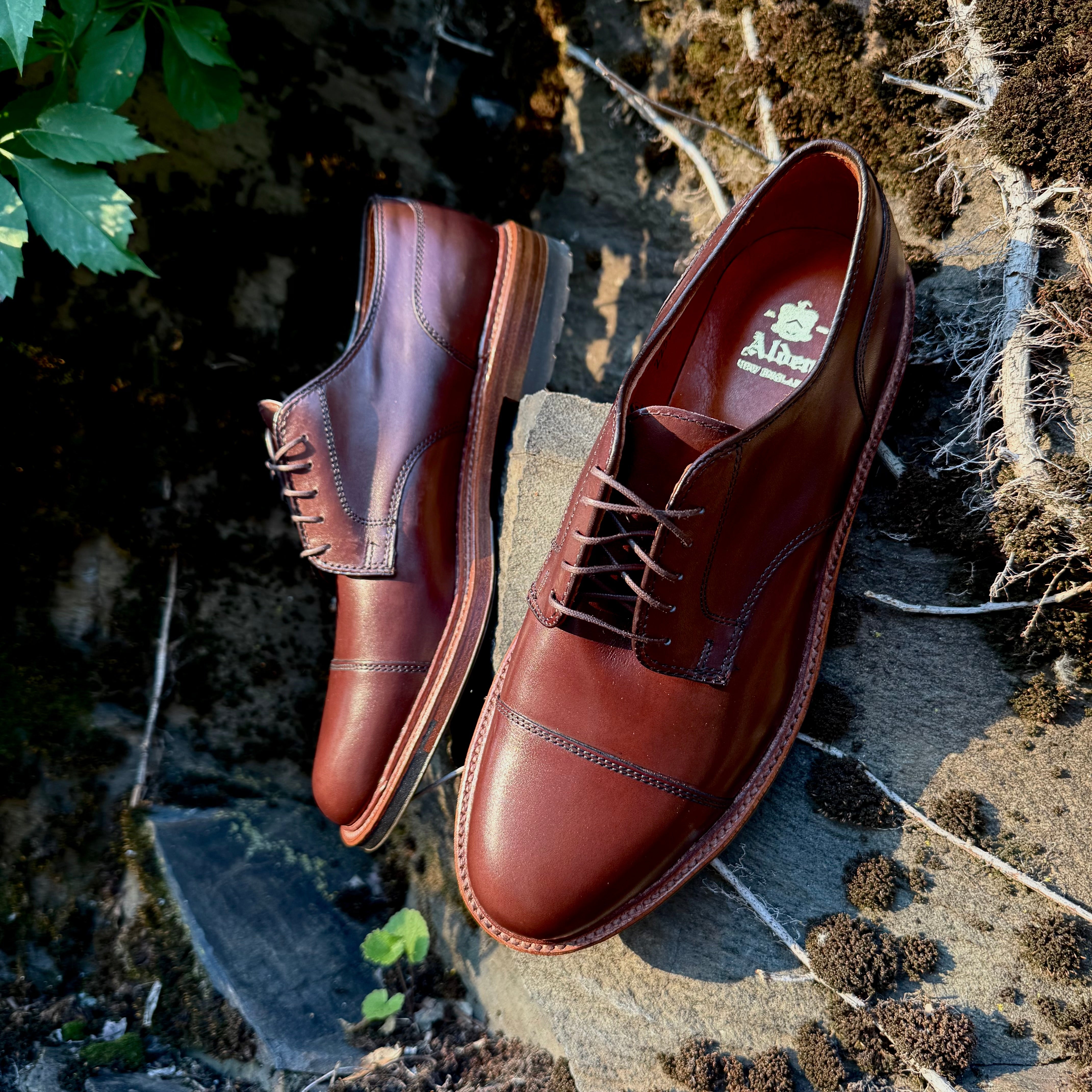  22531C - Brown Calf DeRosa Cap Toe、mySite、preschool7hills