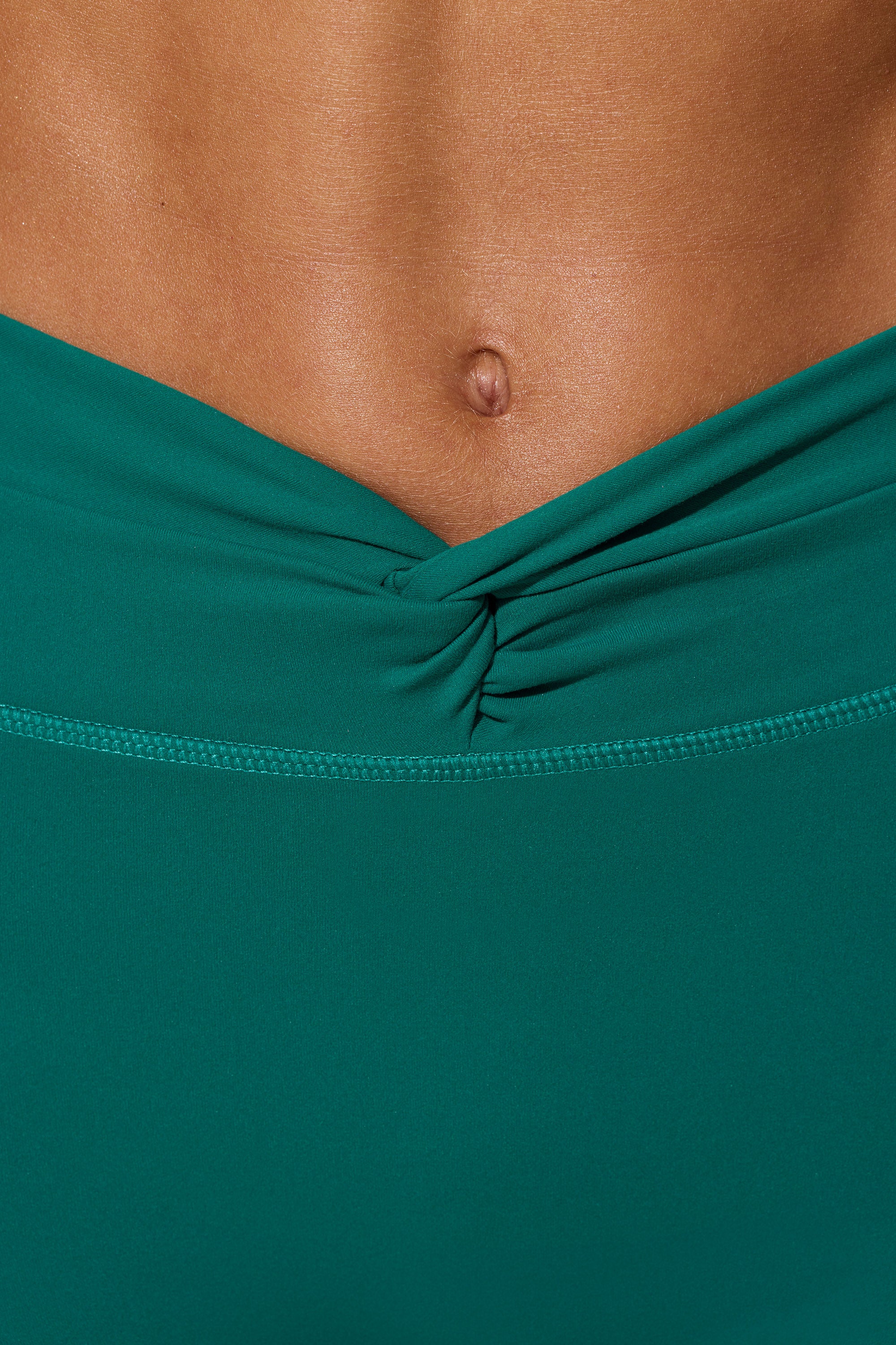 Full Length Leggings with Pockets in Teal Green、mySite、solidvoid