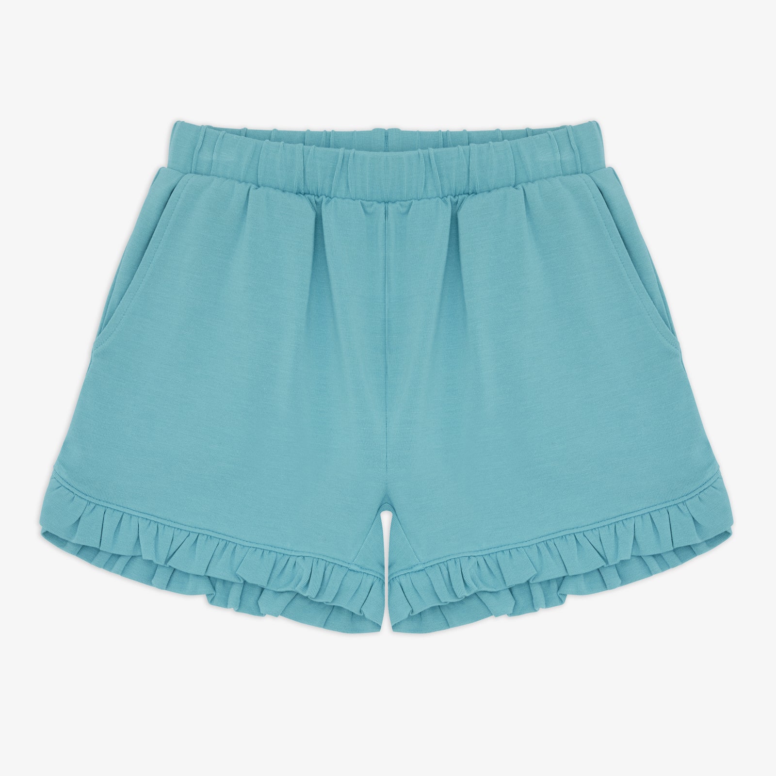 Cool Teal Ruffle Shorts、mySite、g9winljtr