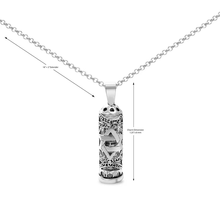  Star of David Mezuzah Charm Necklace 69098806、mySite、elrpsem3k