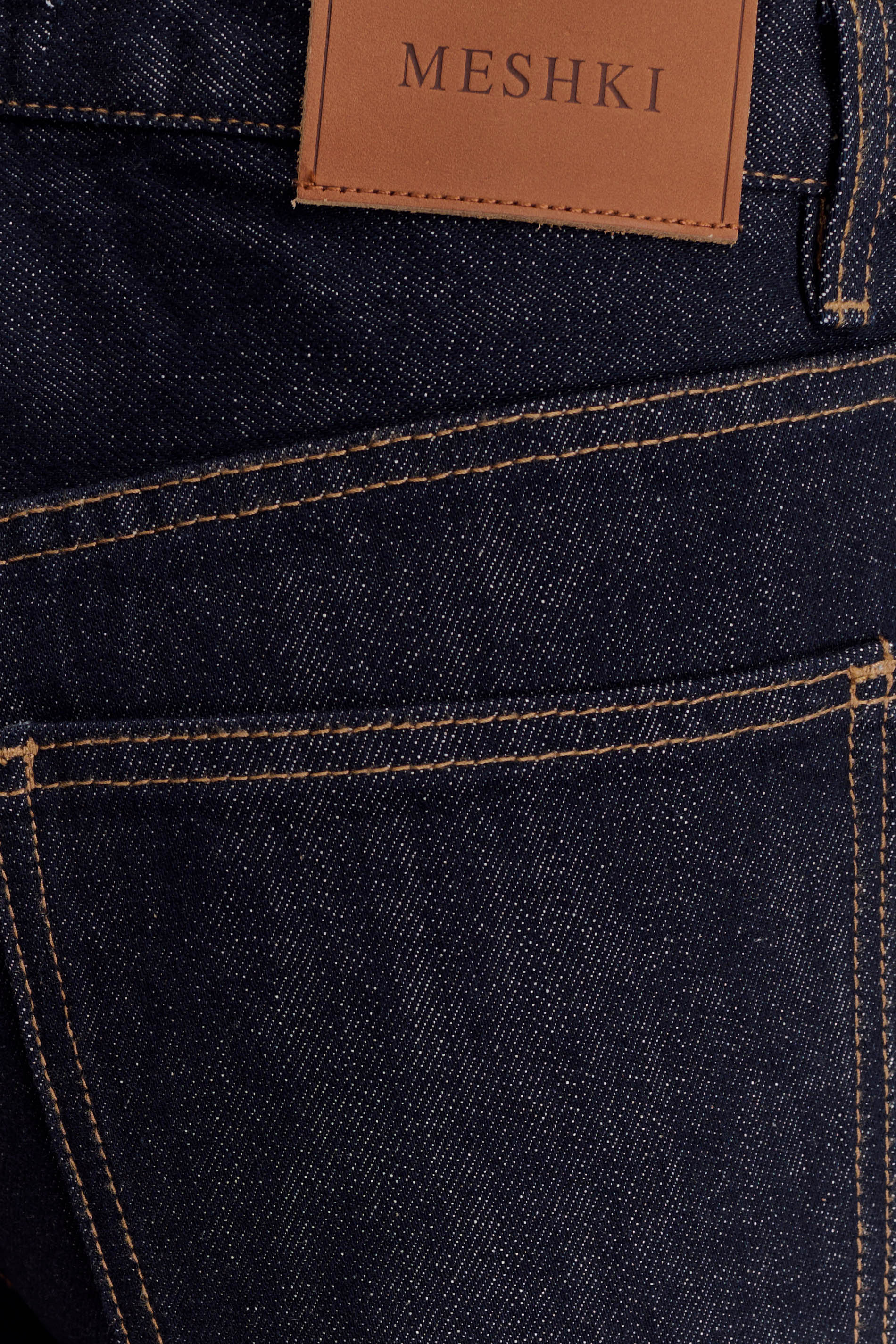 Mannon Mid Rise Denim Jeans - Washed Indigo Blue、mySite、solidvoid
