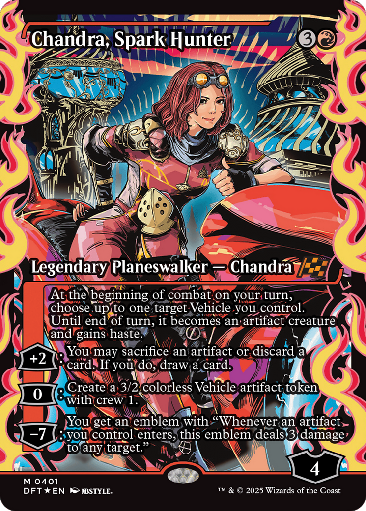 Chandra, Spark Hunter (Showcase) Aetherdrift、mySite、waistdrama