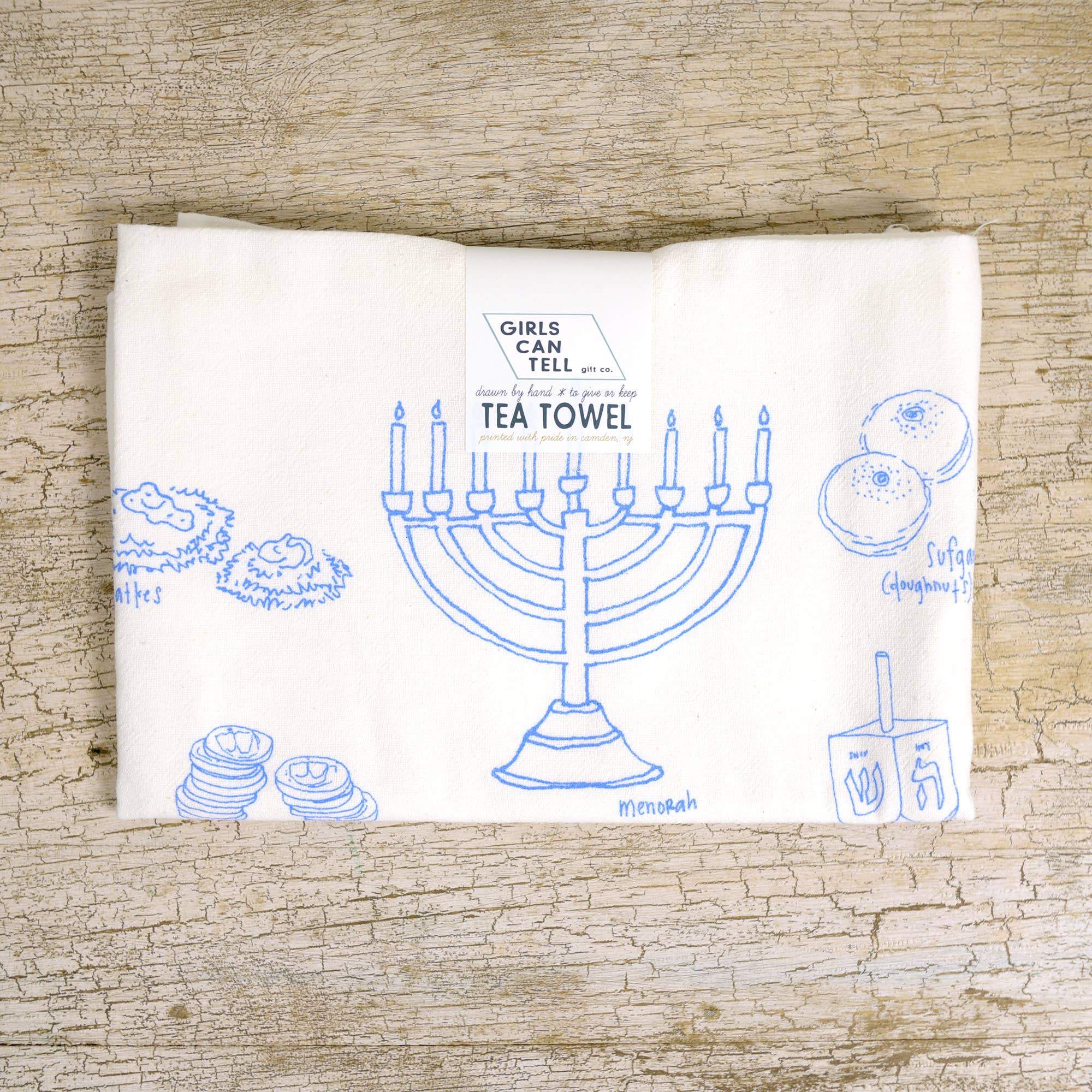 Hanukkah Tea Towel、mySite、topwebapps