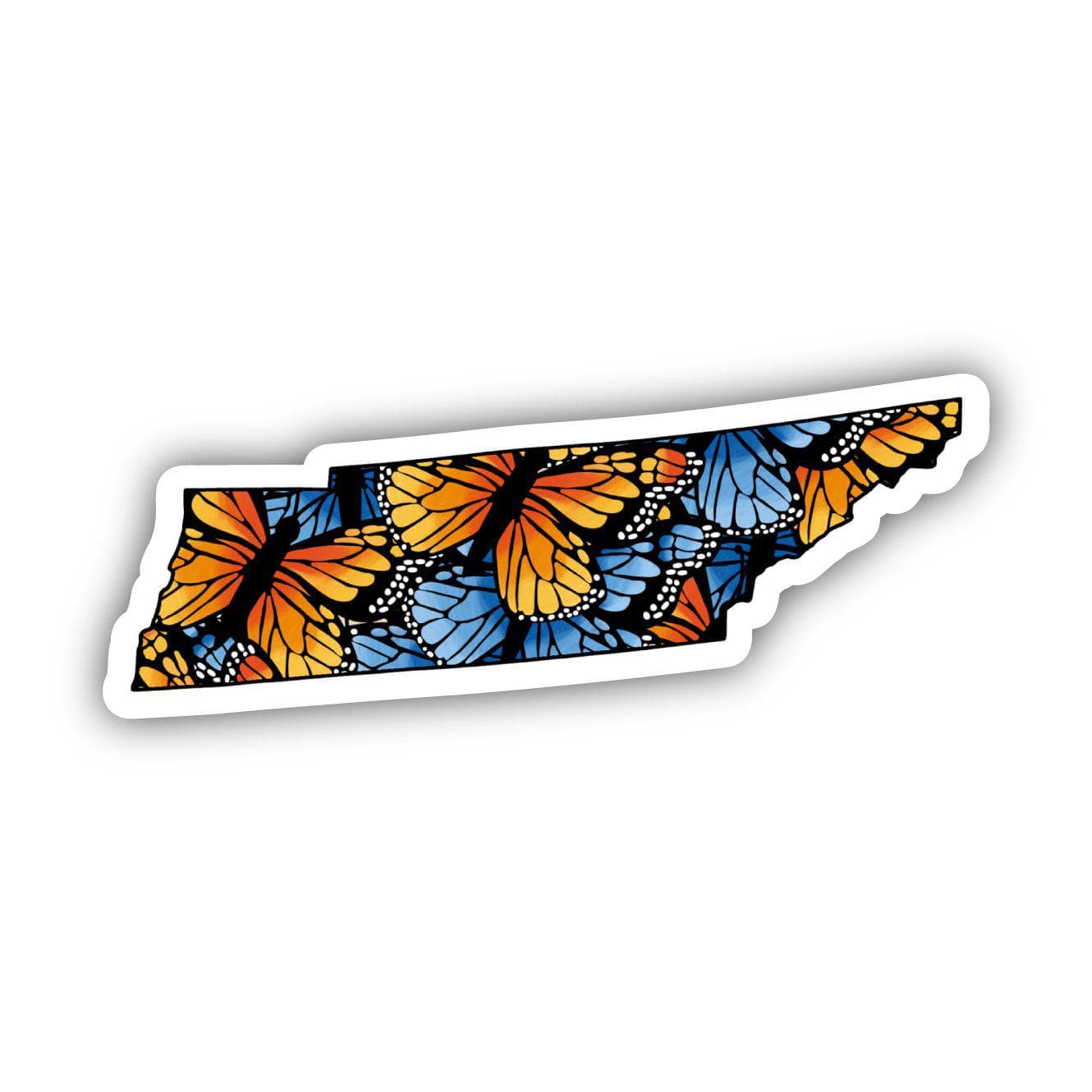  Tennessee Butterfly Pattern Sticker、mySite、elrpsem3k
