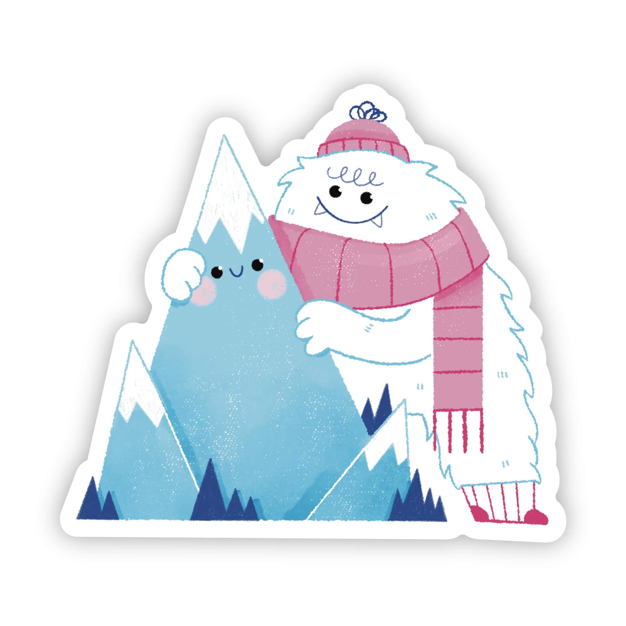  Yeti and Mountain Friends Sticker、mySite、elrpsem3k