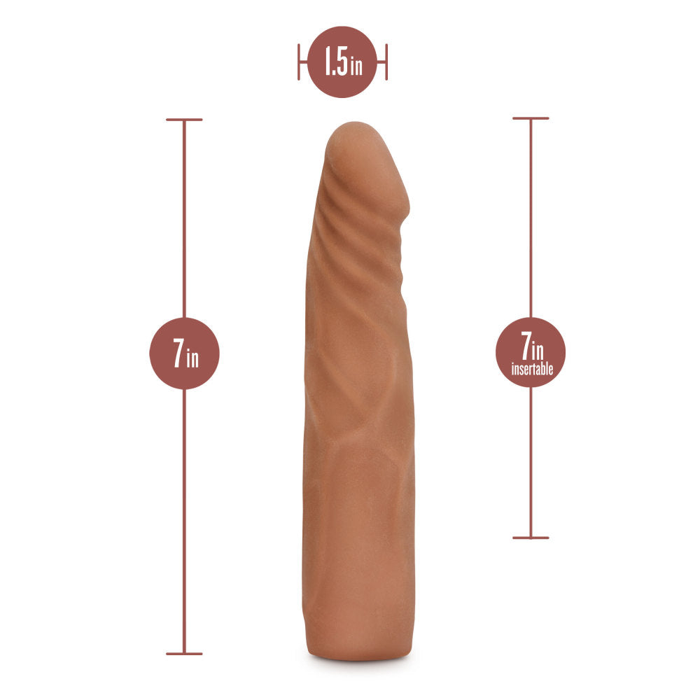 Au Naturel By Blush® | Antonio Realistic Latin 7-Inch Long Dildo、mySite、bottomscart