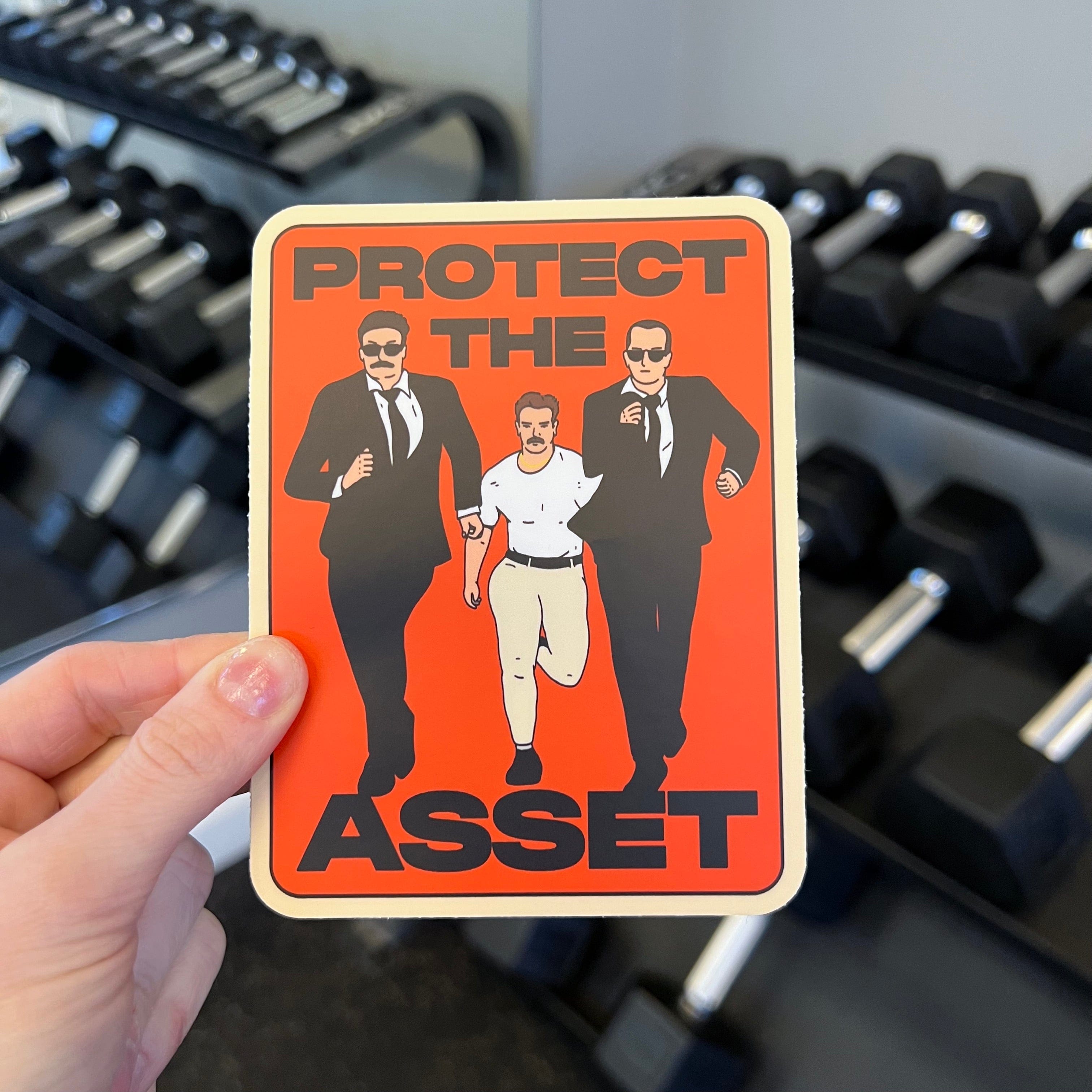  Protect the Asset Frankie Lapenna Sticker、mySite、ghnorth