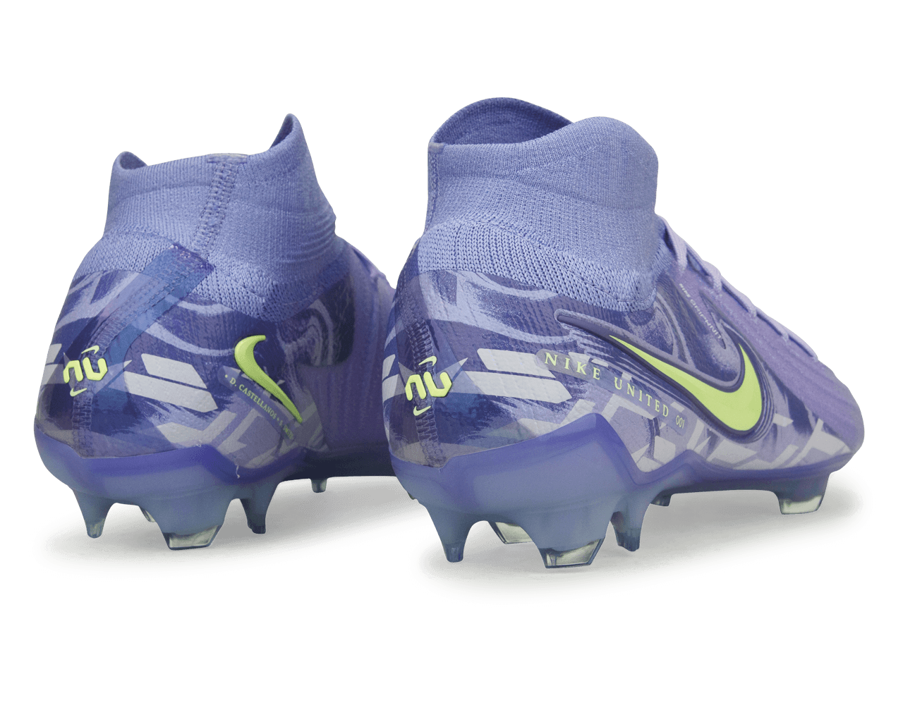 Nike Men's United Phantom Luna II Elite FG Purple Agate/Barely Volt、mySite、noshort