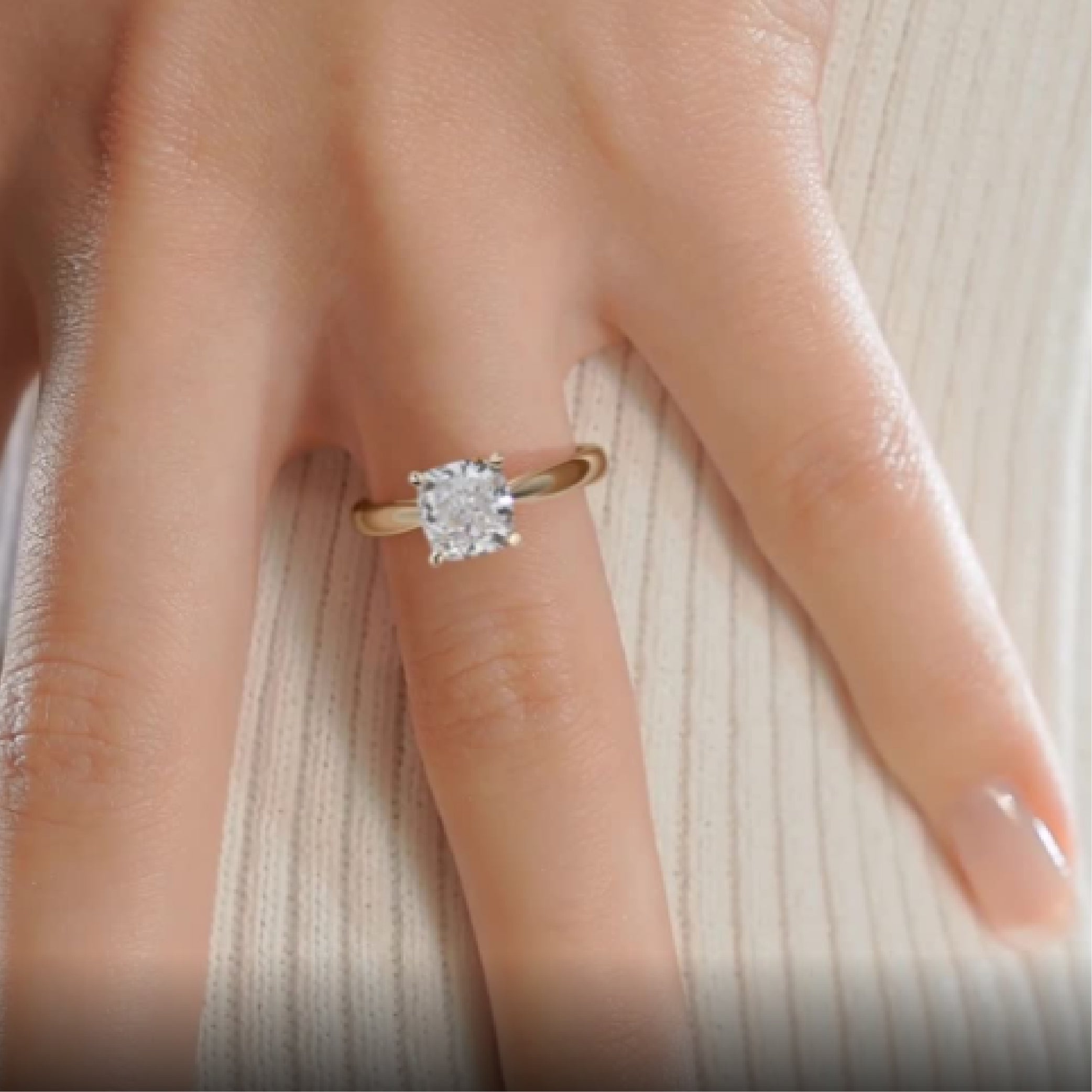 Diana Diamond Engagement Ring -18K Yellow Gold、mySite、hinf8tx79