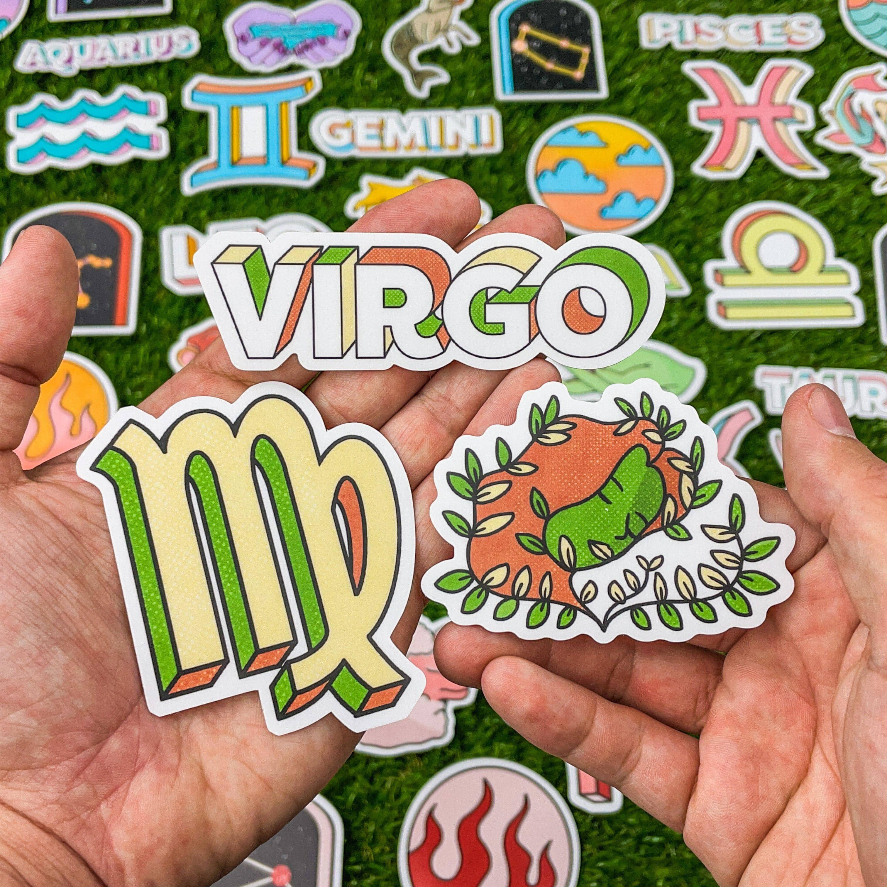  Virgo Maiden Sign Zodiac Sticker、mySite、elrpsem3k