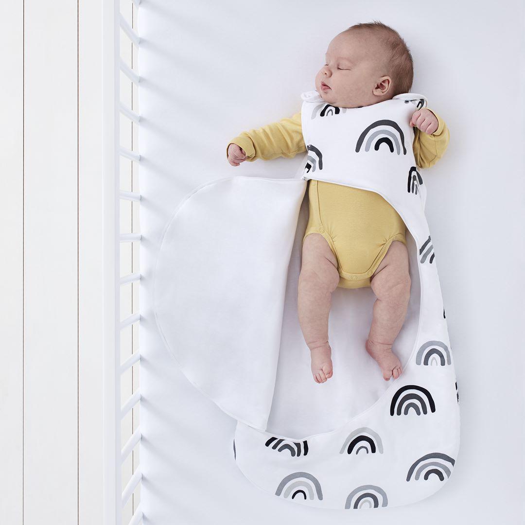 SnuzPouch Sleeping Bag - Mono Rainbow - TOG 1.0、mySite、merchandisen