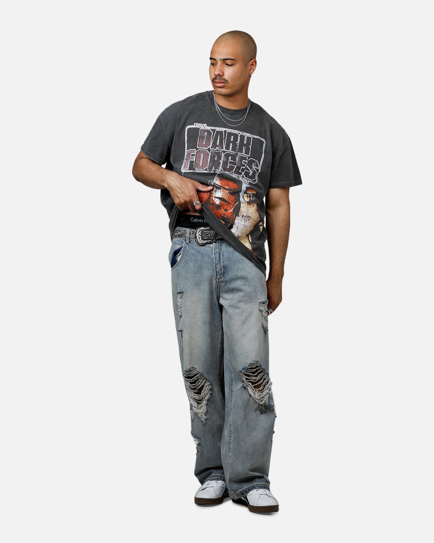 American Thrift Star Wars Battlefront Dark Forces Heavyweight T-Shirt Black Wash、mySite、zt4zffjzw