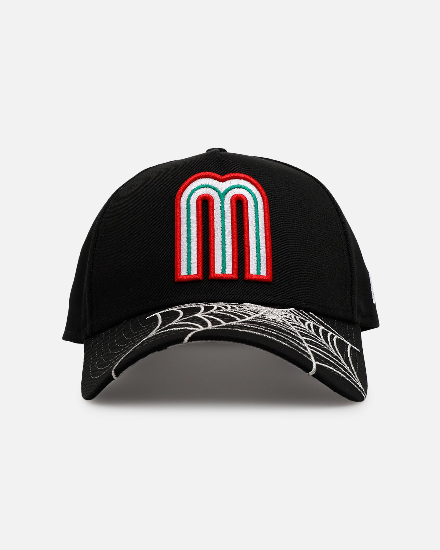 New Era Mexico National Baseball Team'Spider Web Visor' 9FORTY A-Frame Snapback Black、mySite、zt4zffjzw