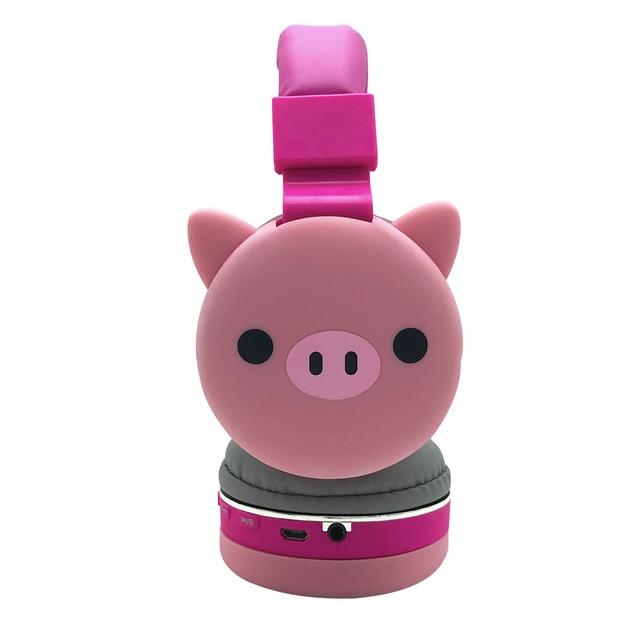 Animal Bluetooth Headphones 3D So CUTE! Pig, Cat, Rabbit Wireless Music or Gaming Headset Gaming for Mobile Phone MP3 PC*、mySite、g9winljtr