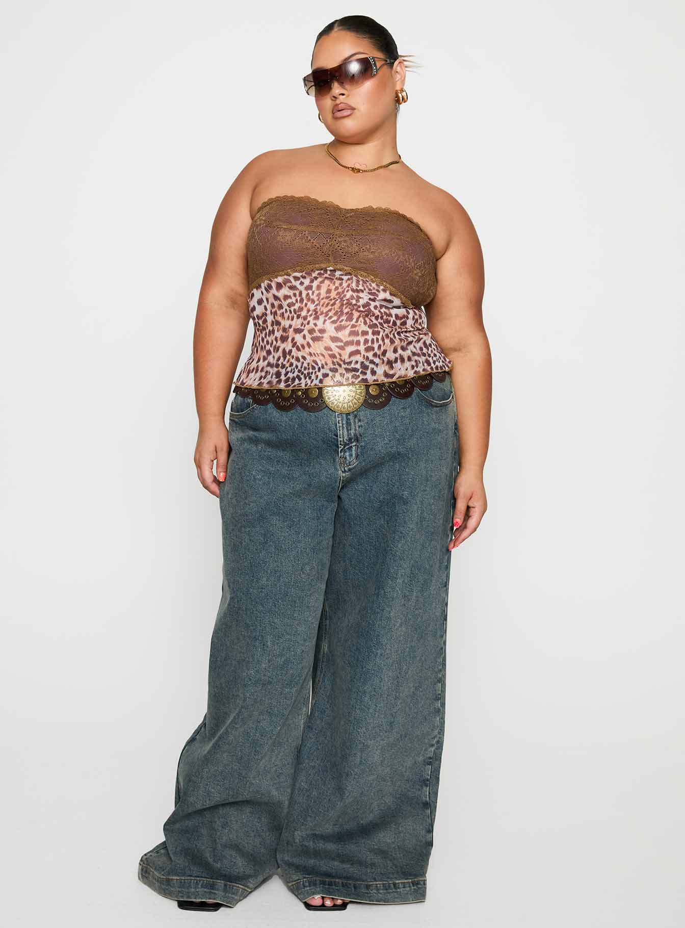 Art Deco Top Brown Curve、mySite、solidvoid