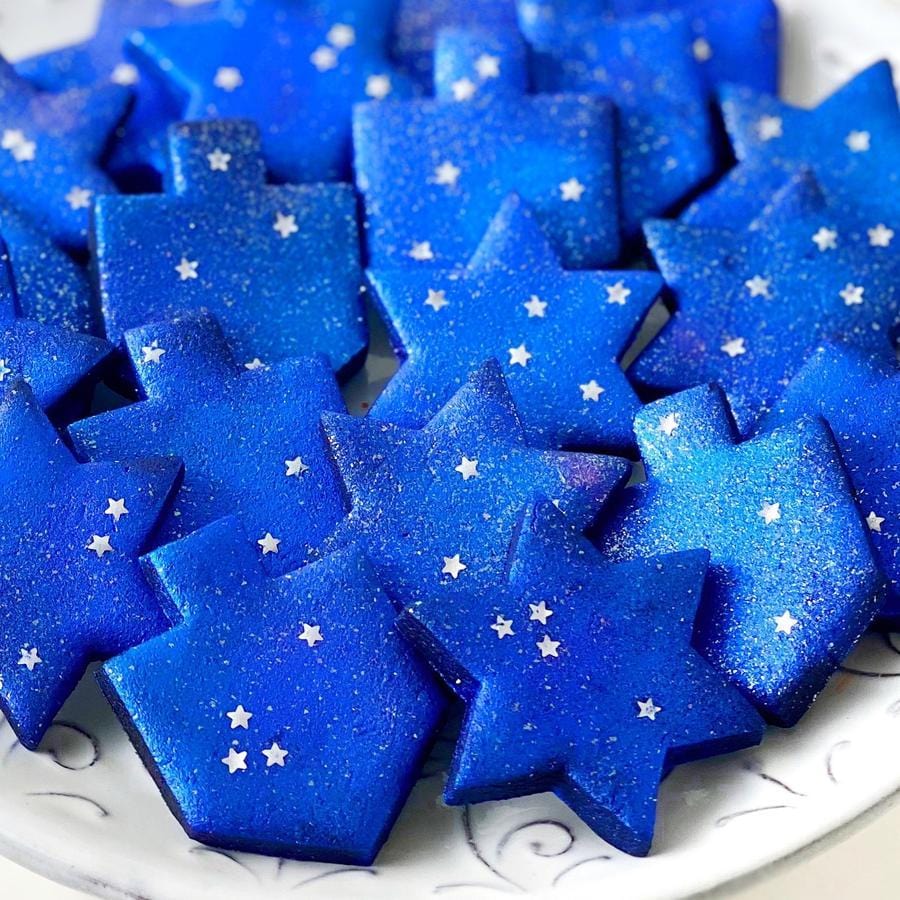 Marzipan Sparkly Galaxy Hanukkah Tiles、mySite、topwebapps