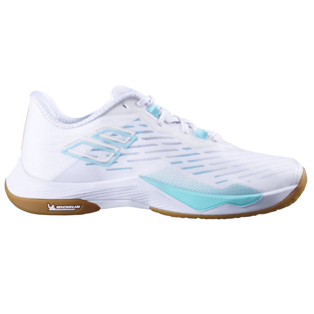 Babolat Shadow Tour Women's Indoor Court Shoe (White/Cockatoo)