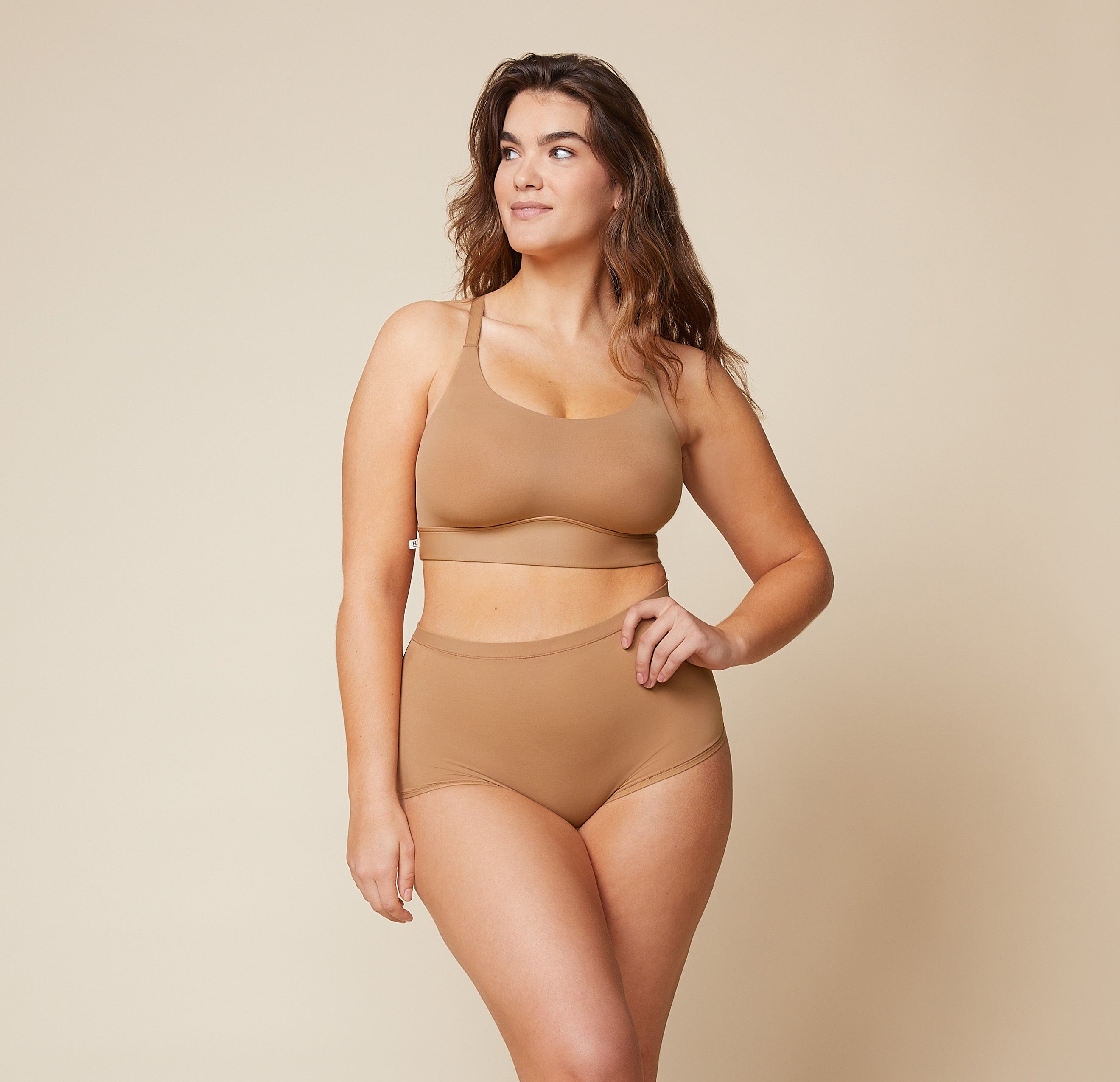 Bliss Boyshort - Tan、mySite、bengalsvssteelers